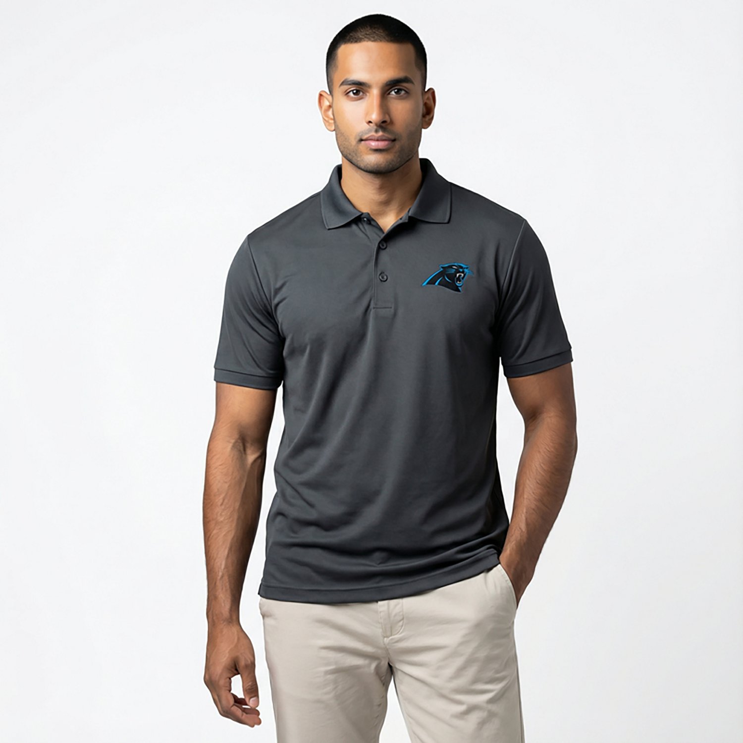 Antigua Men's Panthers Night Vision Legacy Pique Polo Shirt