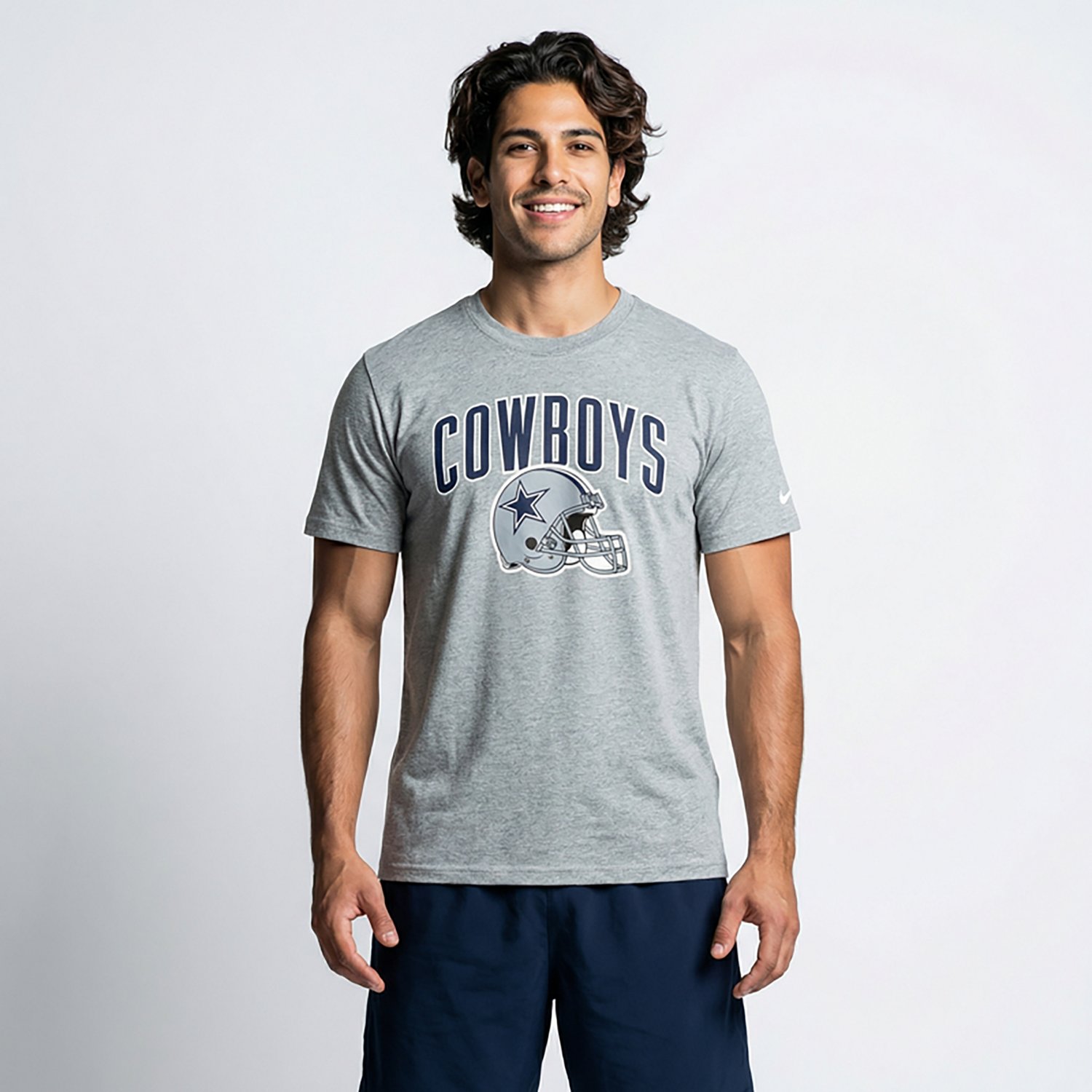 Nike Men's Cowboys Team Athletic Essential T-shirt - view number 2