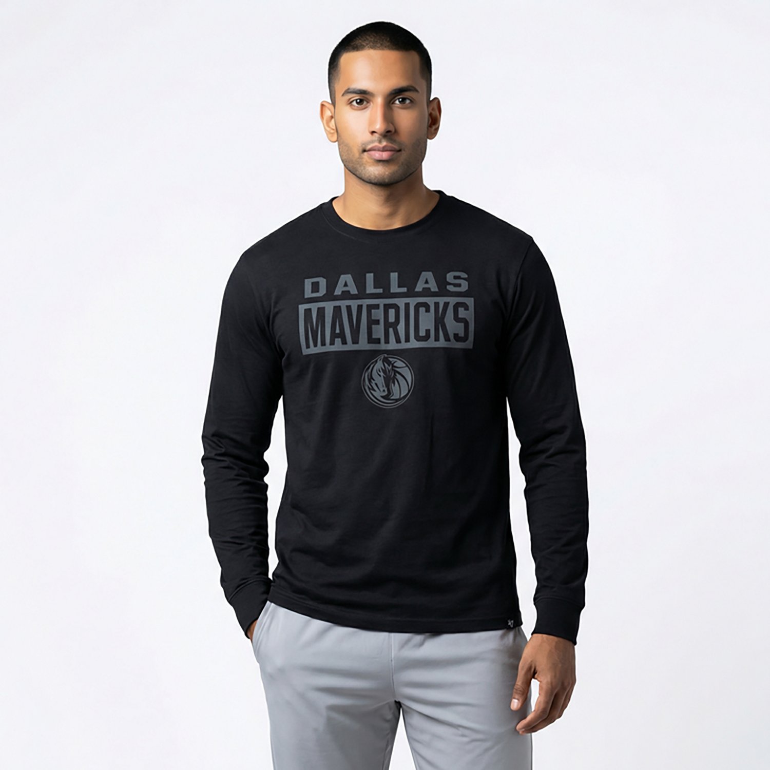 '47 Dallas Mavericks Iced Framework Franklin Long Sleeve Graphic T-shirt - view number 2