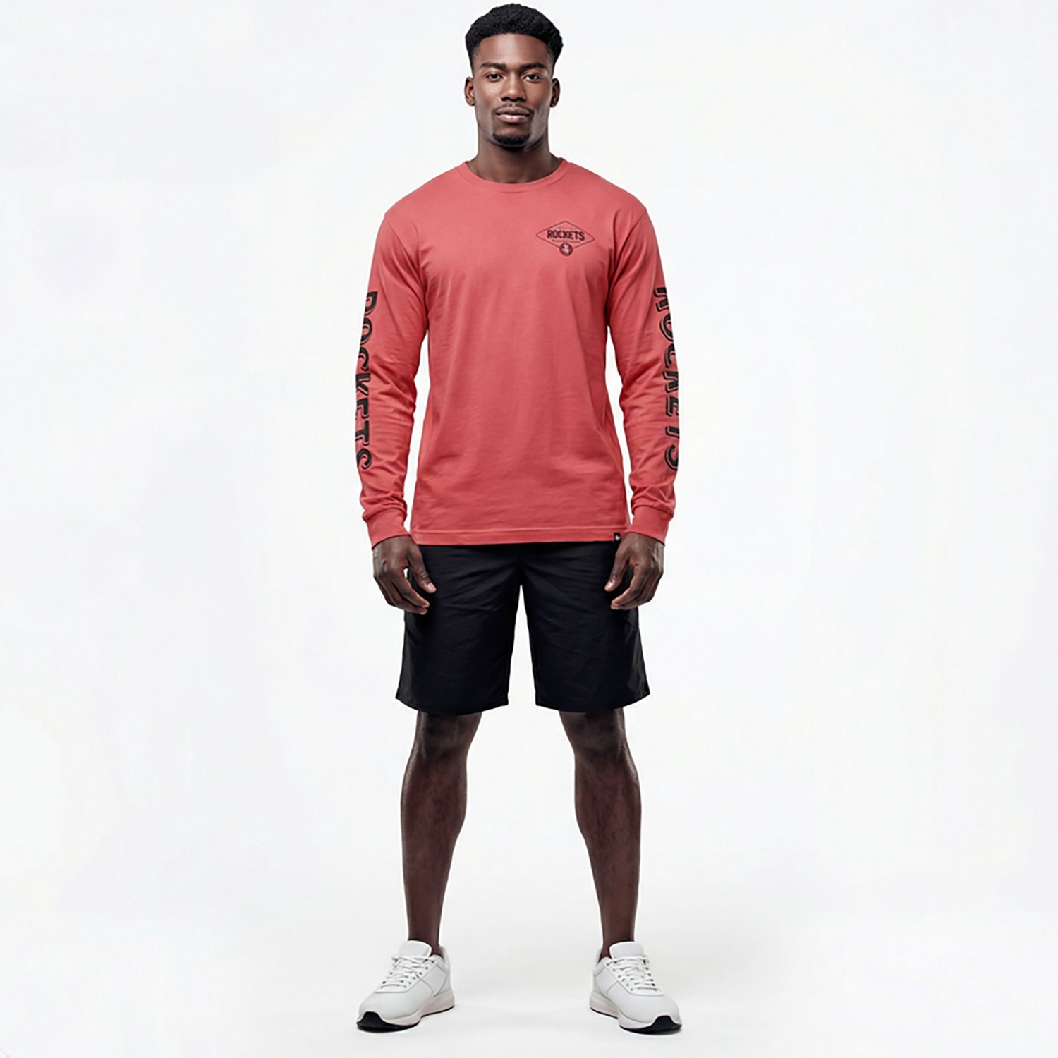 47 Brands Men's Houston Rockets Cairn Ravine Foundation Long Sleeve T-shirt