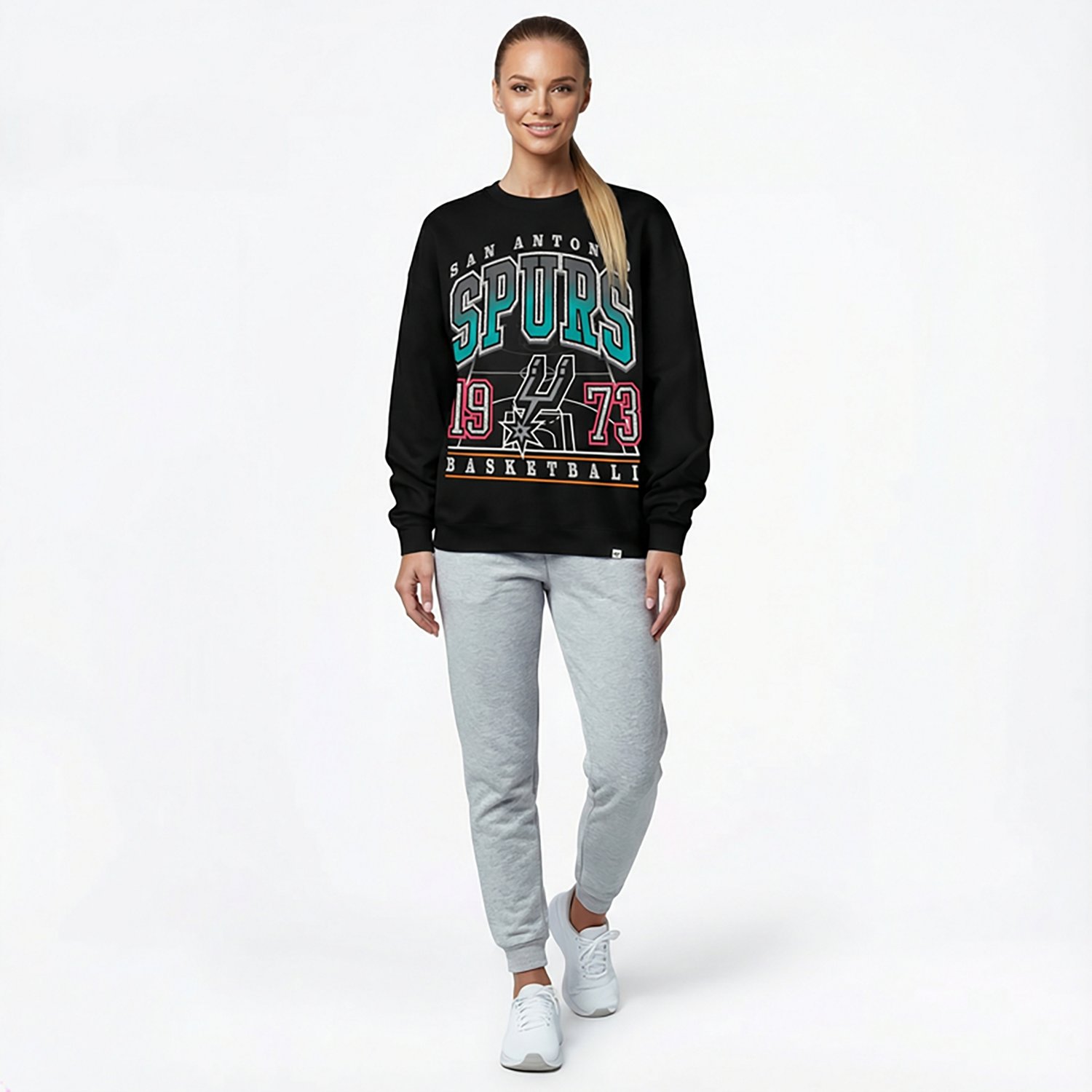 '47 Women's Spurs Go Big Oversized Fleece Sweatshirt