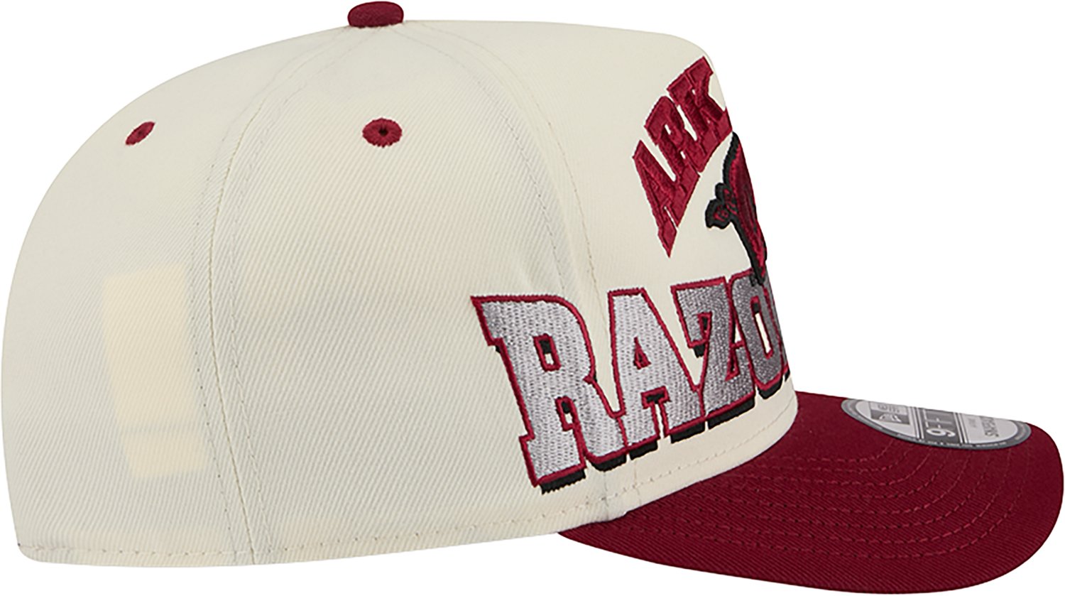 New Era Adults' Arkansas Razorbacks Arch Mascot MM 950AF Cap - view number 4