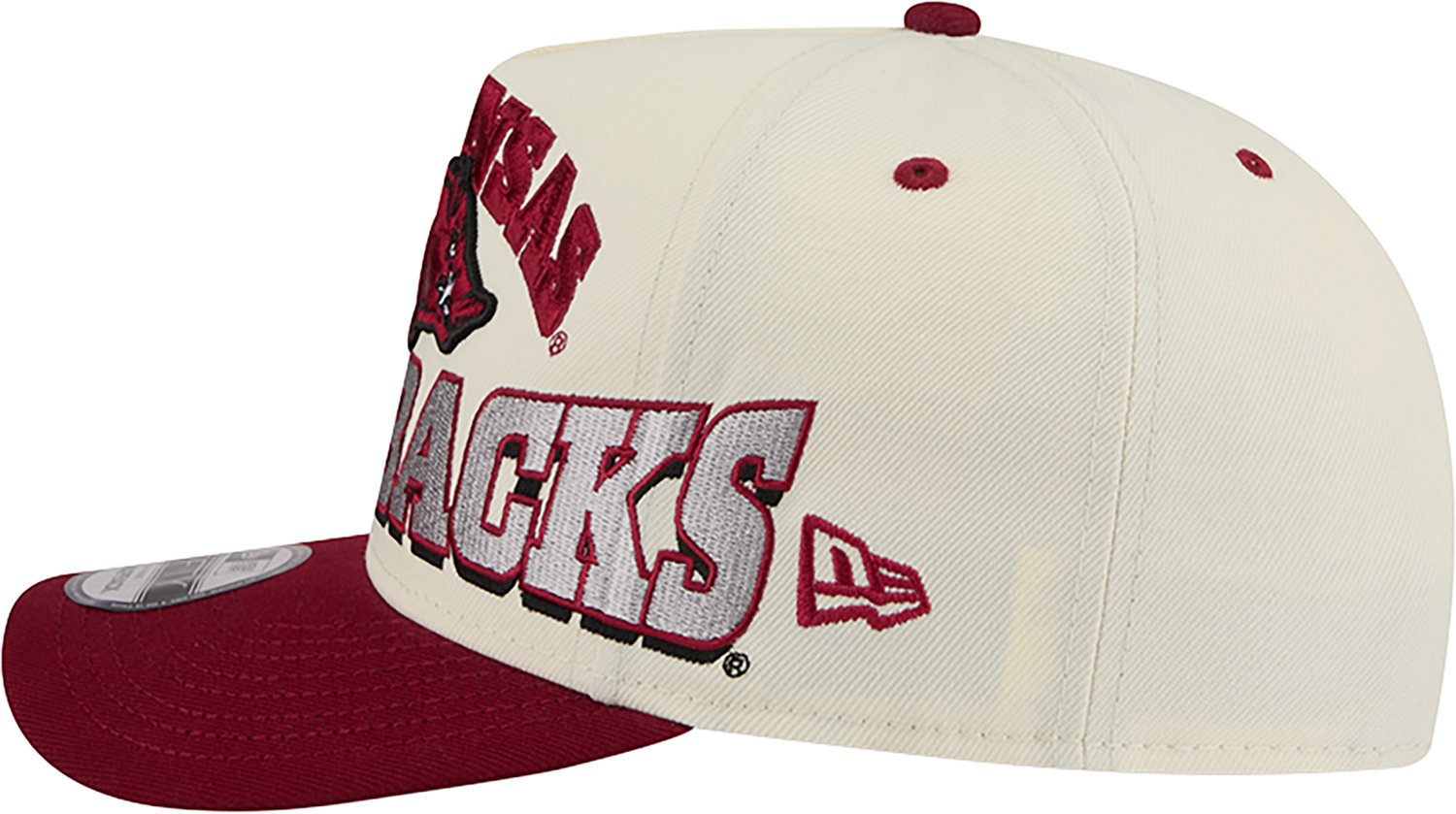 New Era Adults' Arkansas Razorbacks Arch Mascot MM 950AF Cap - view number 5