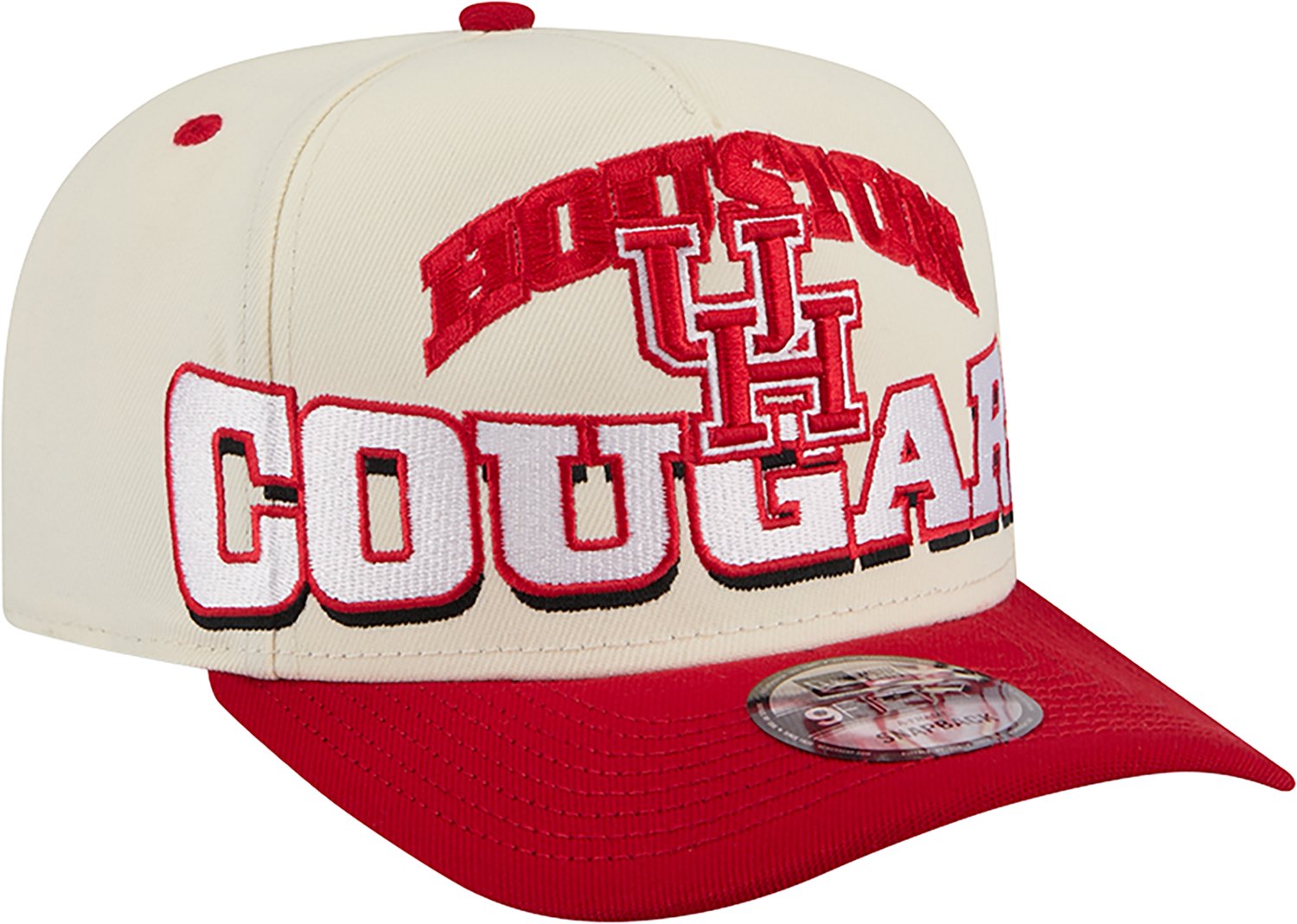 New Era Adults' Houston Cougars Arch Mascot MM 950AF Cap - view number 3