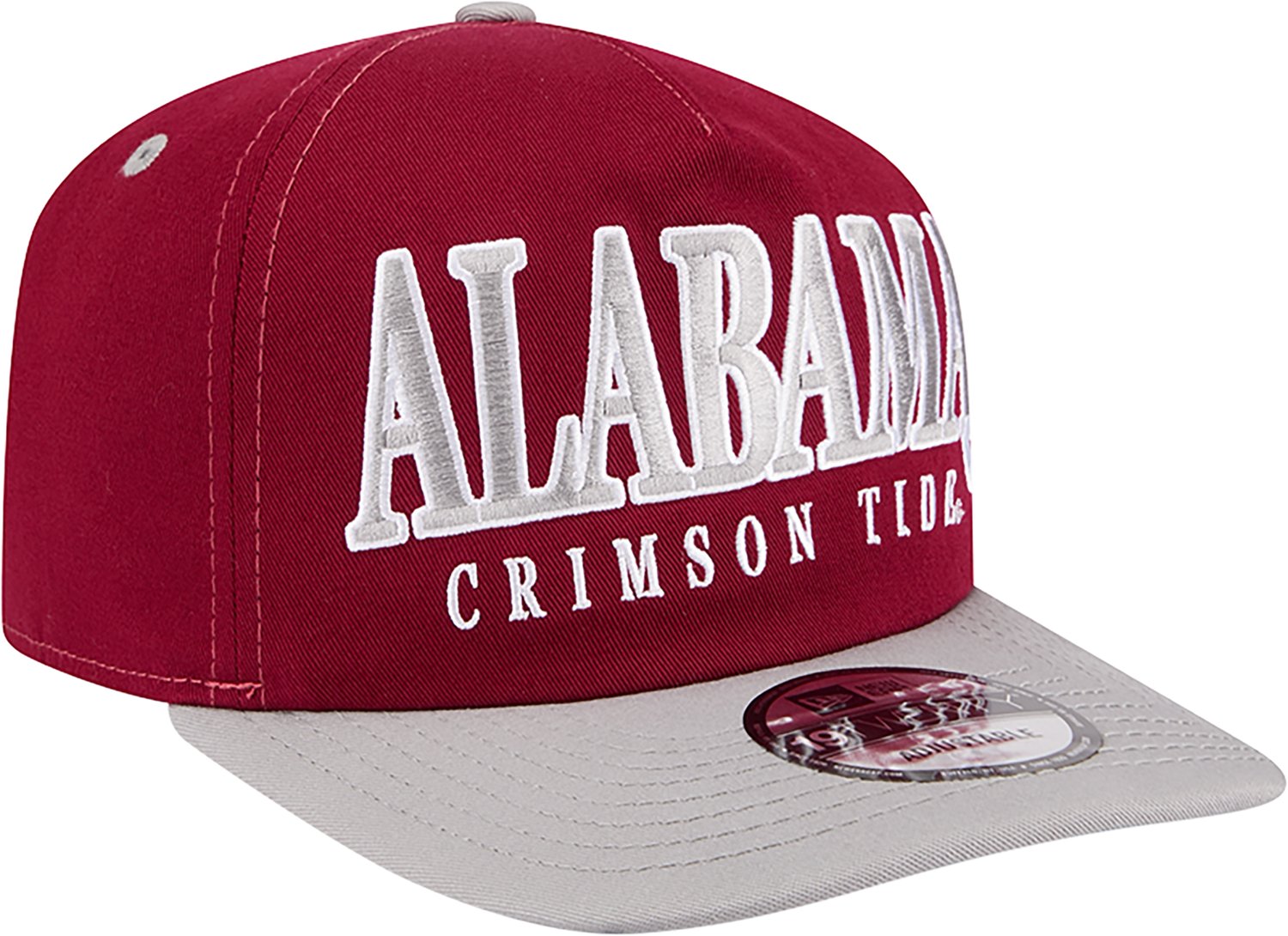New Era Adults' Alabama Crimson Tide Full Front MM 1920 Cap - view number 3