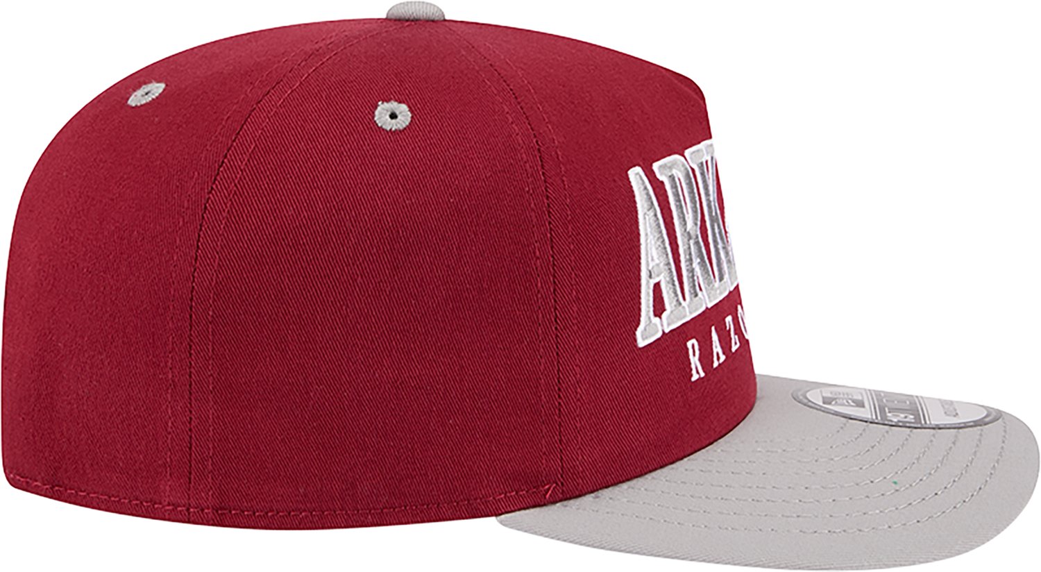 New Era Adults' Arkansas Razorbacks Full Front MM 1920 Cap - view number 4