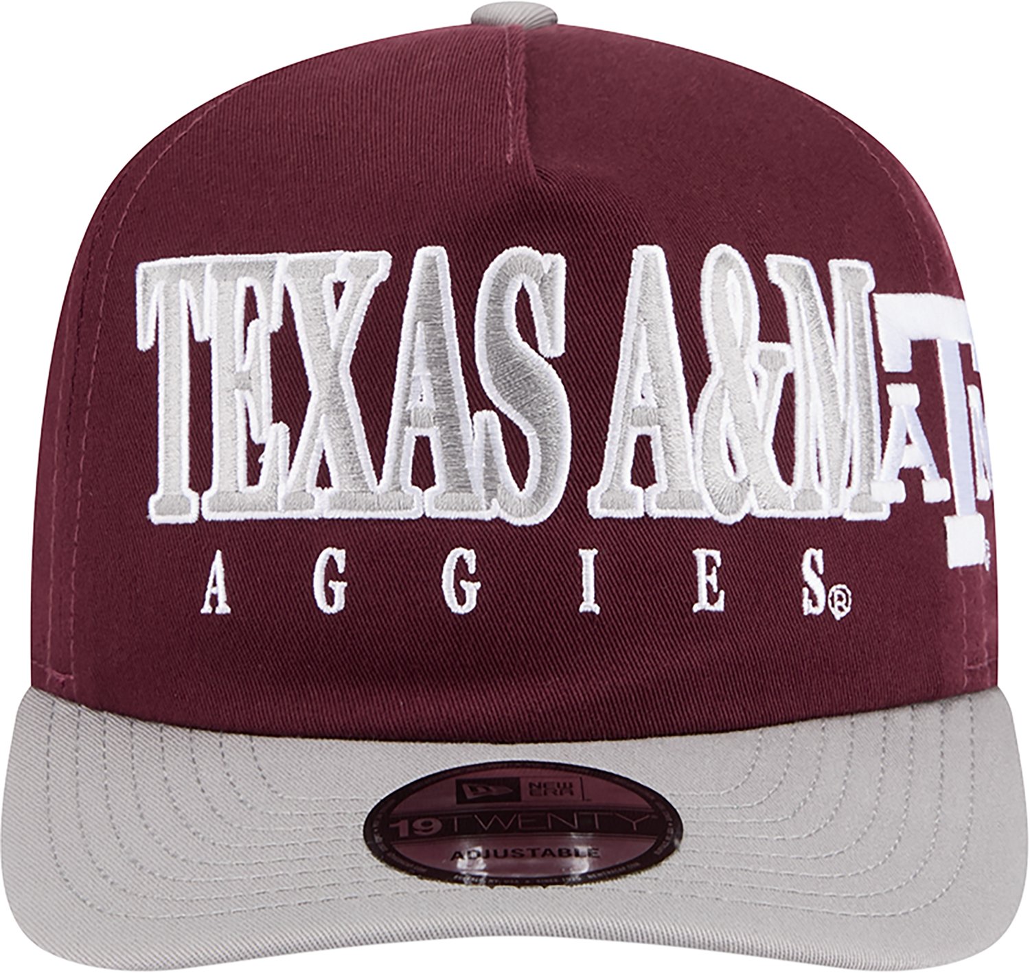 New Era Adults' Texas A&M Aggies Full Front MM 1920 Cap - view number 2