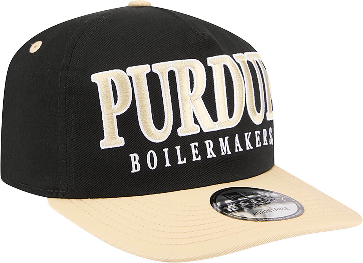 New Era Adults' Purdue Boilermakers Full Front MM 1920 Cap - view number 3