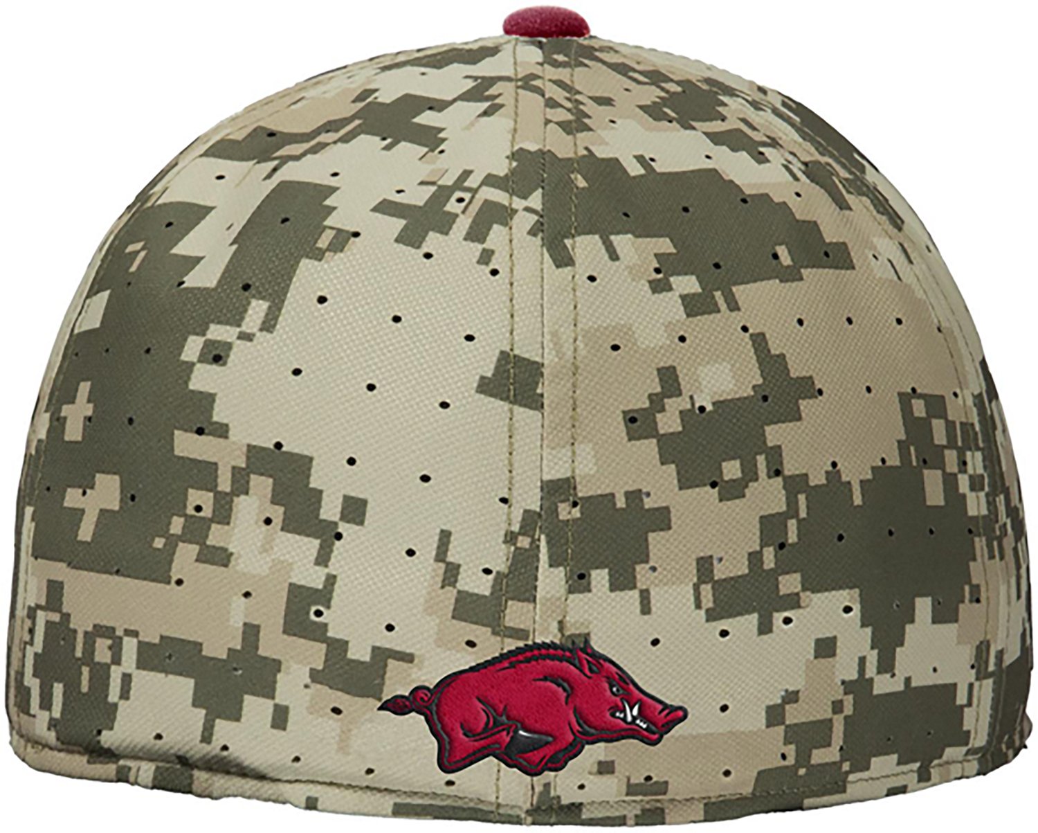 Nike Adults' Arkansas Onfield Camo Fitted Baseball Cap - view number 2