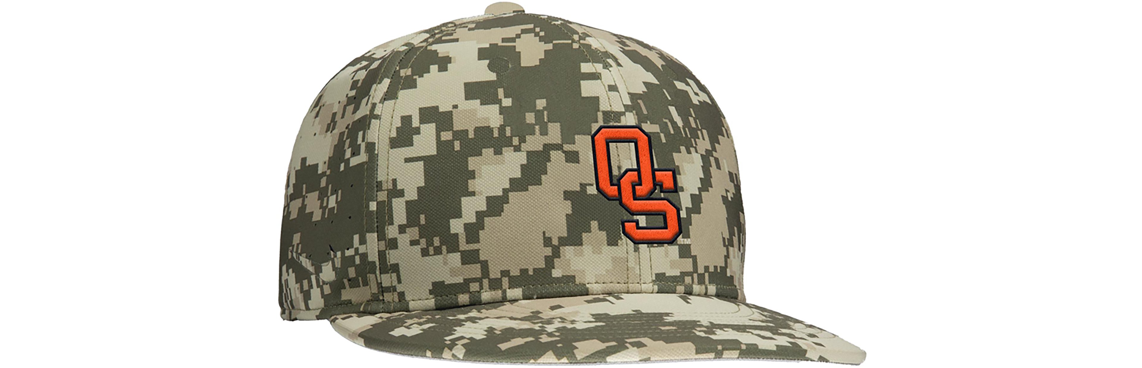 Nike Adults' Oklahoma State Onfield Camo Fitted Baseball Cap