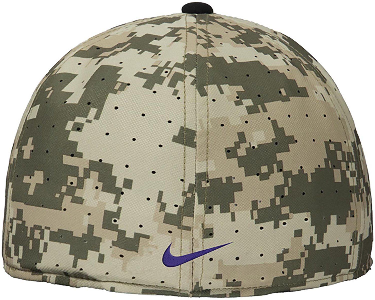 Nike Adults' TCU Onfield Camo Fitted Baseball Cap - view number 2