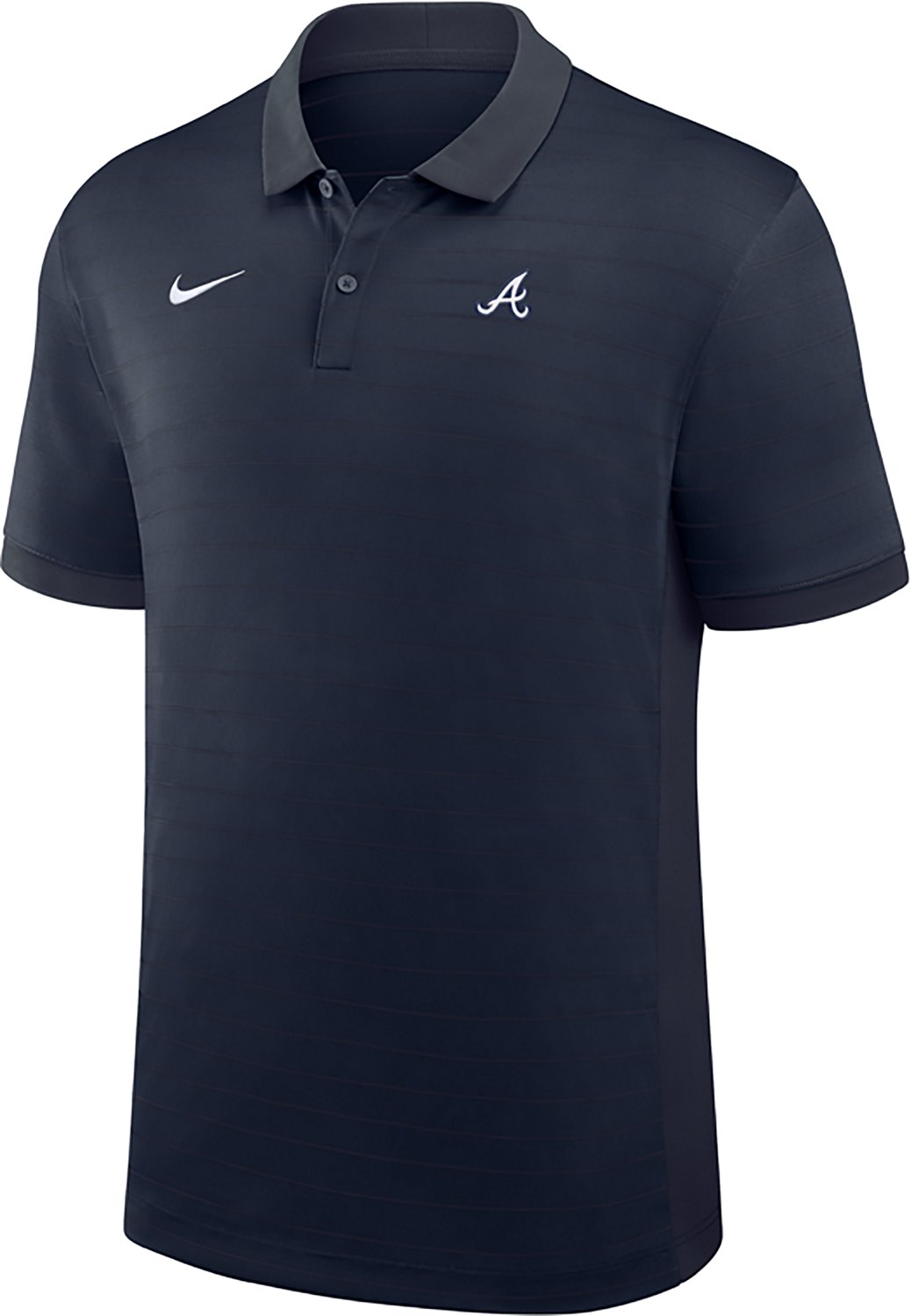 Nike Men’s Atlanta Braves AC Victory Striped Polo - view number 2