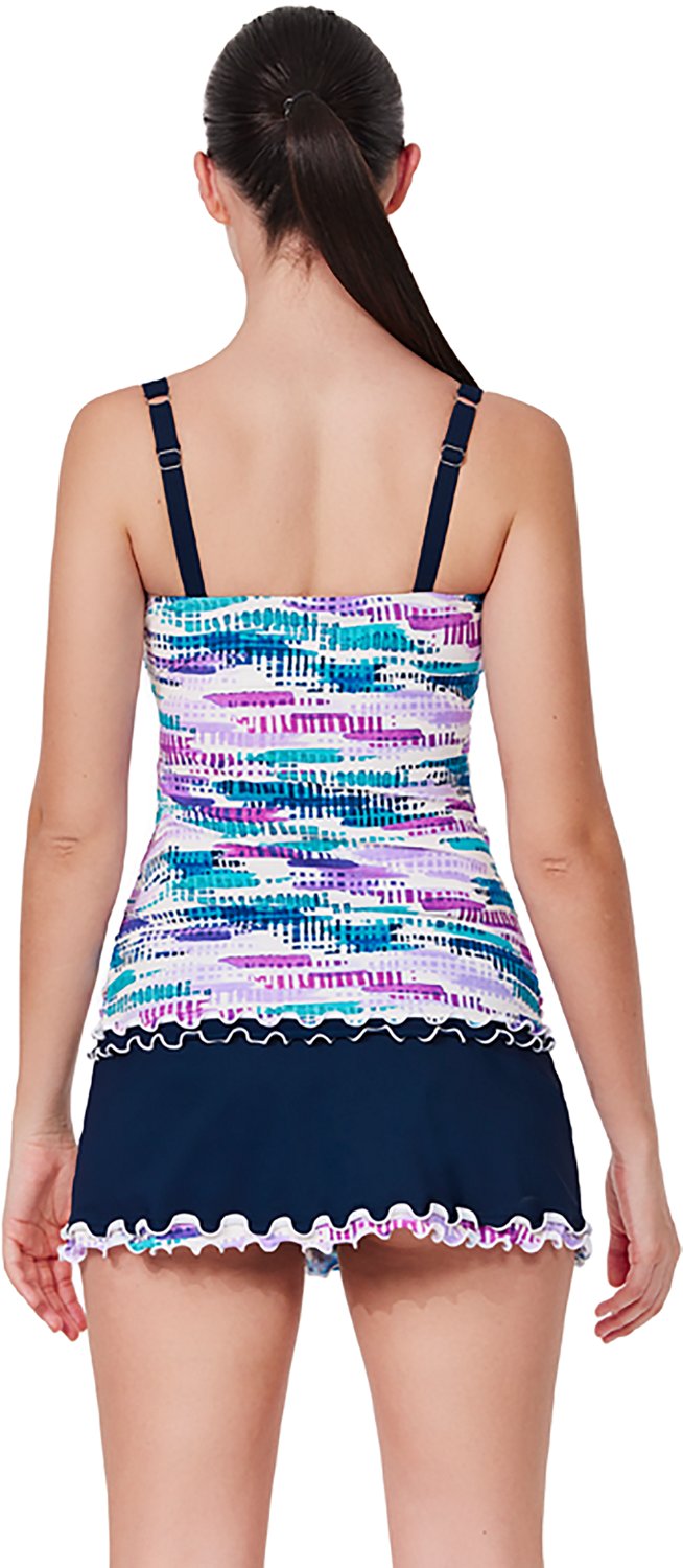 Gottex Women's Canva Tricolore E-Cup Tankini Swim Top - view number 2