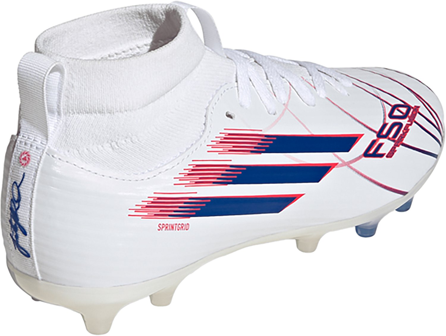 adidas Kids' F50 Sparkfusion League Mid Cut Firm Ground/Artificial Ground Soccer Cleats - view number 4