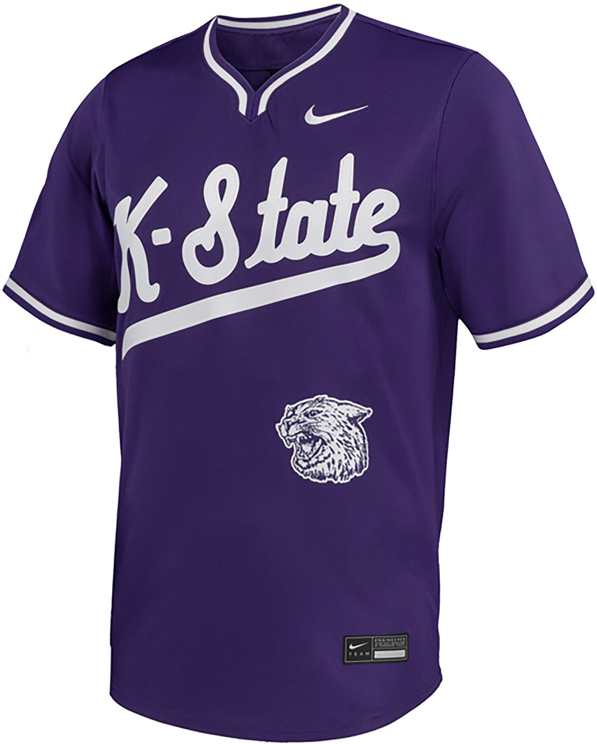 Nike Men's Kansas State University Limited V-neck Baseball Jersey