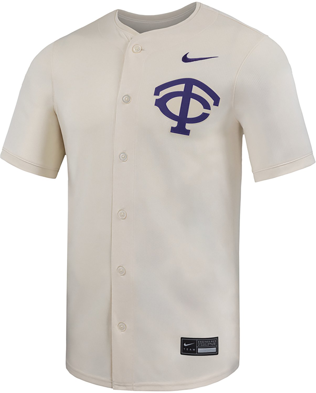 Nike Men's Texas Christian University Limited Full Button Alt Baseball Jersey