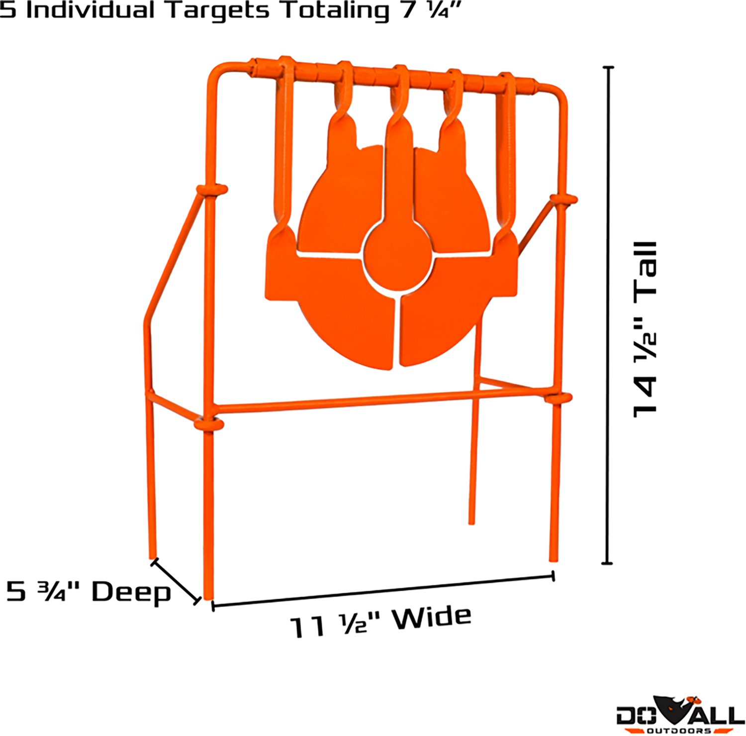 Do-All Outdoors .22 Dialed Spinner Steel Target - view number 3