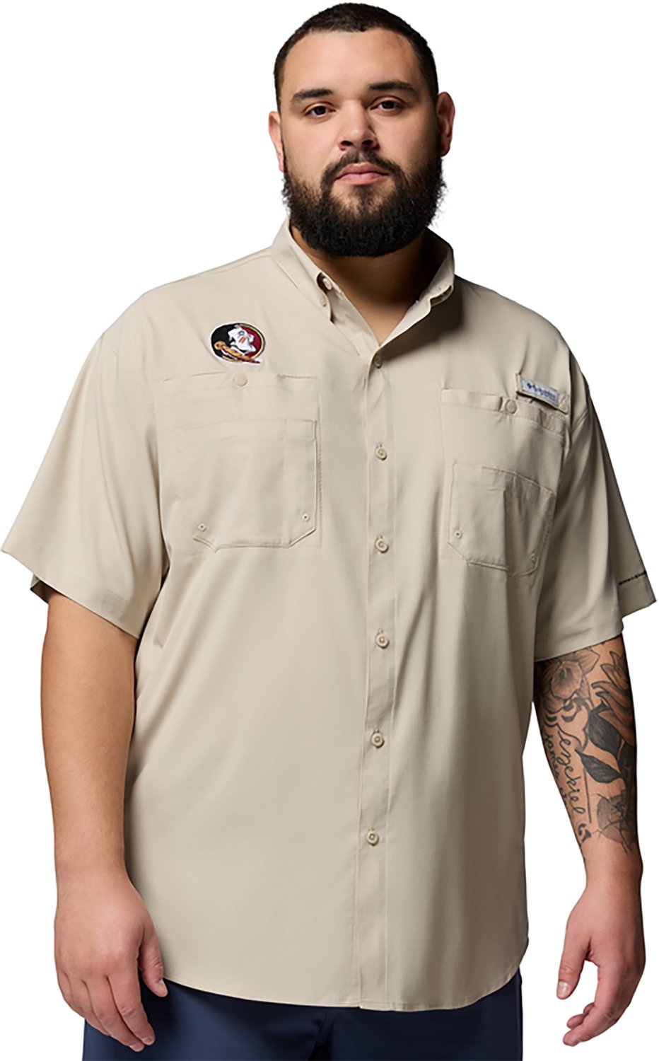 Columbia Sportswear Men's Florida State University Tamiami Short Sleeve Fishing T-shirt