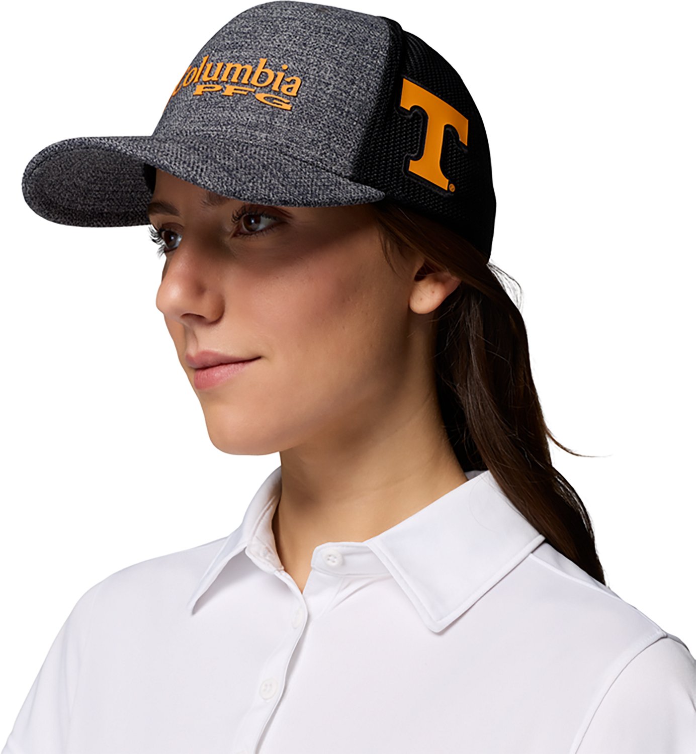 Columbia Sportswear Men's University of Tennessee PFG Mesh Snap Back Ball Cap
