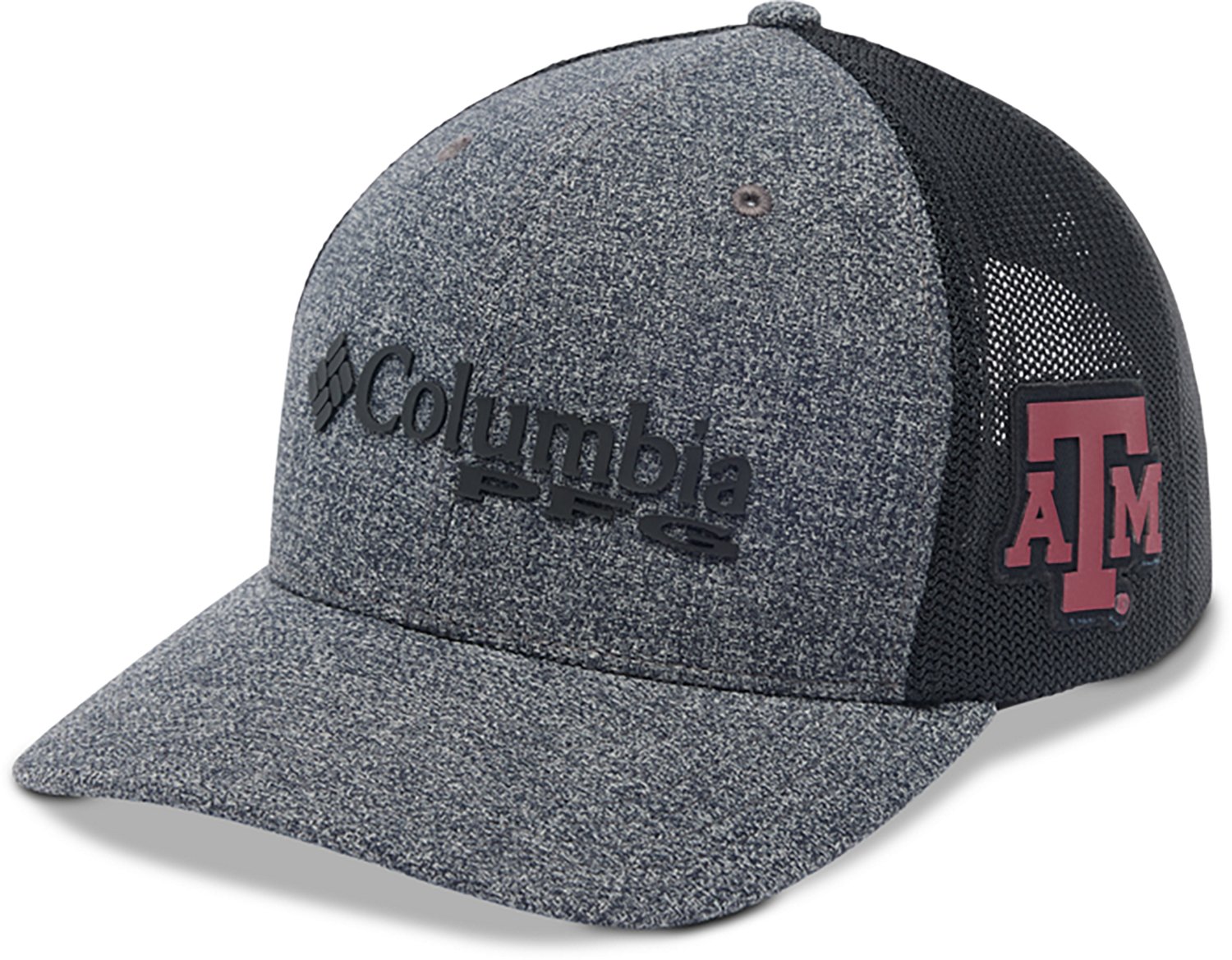 Columbia Sportswear Men's Texas A&M University PFG Mesh Snap Back Ball Cap - view number 3