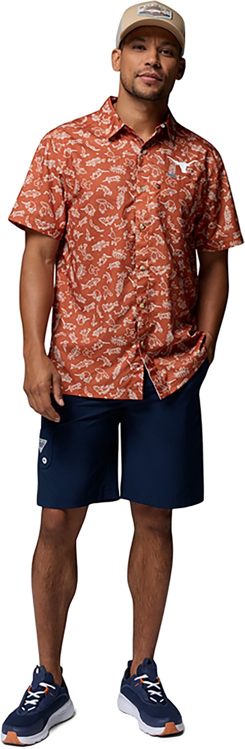 Columbia Sportswear Men's University of Texas Super Slack Tide Shirt - view number 3