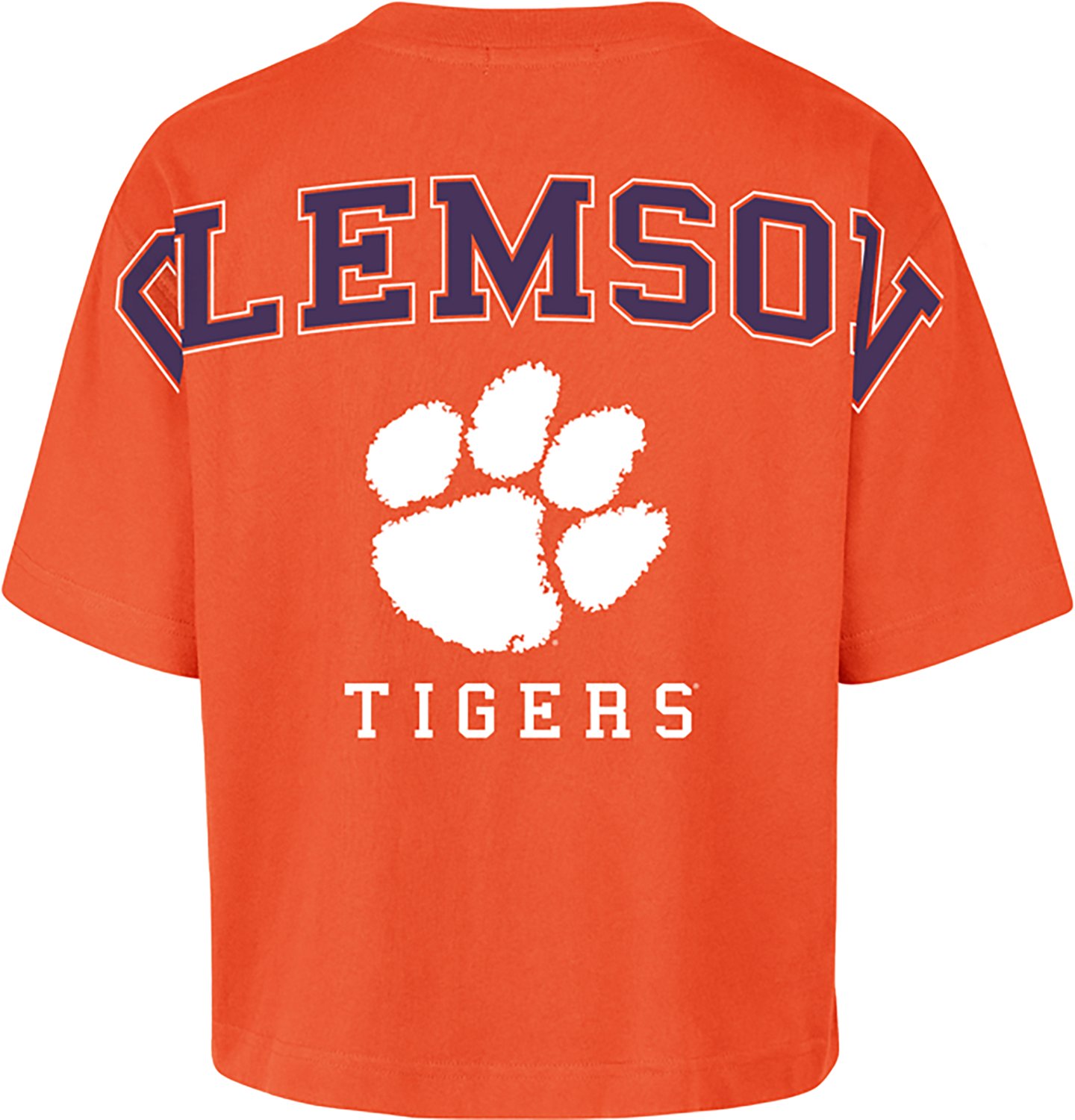 47 Women's Clemson Back Out Foundation Crop DS T-shirt - view number 2