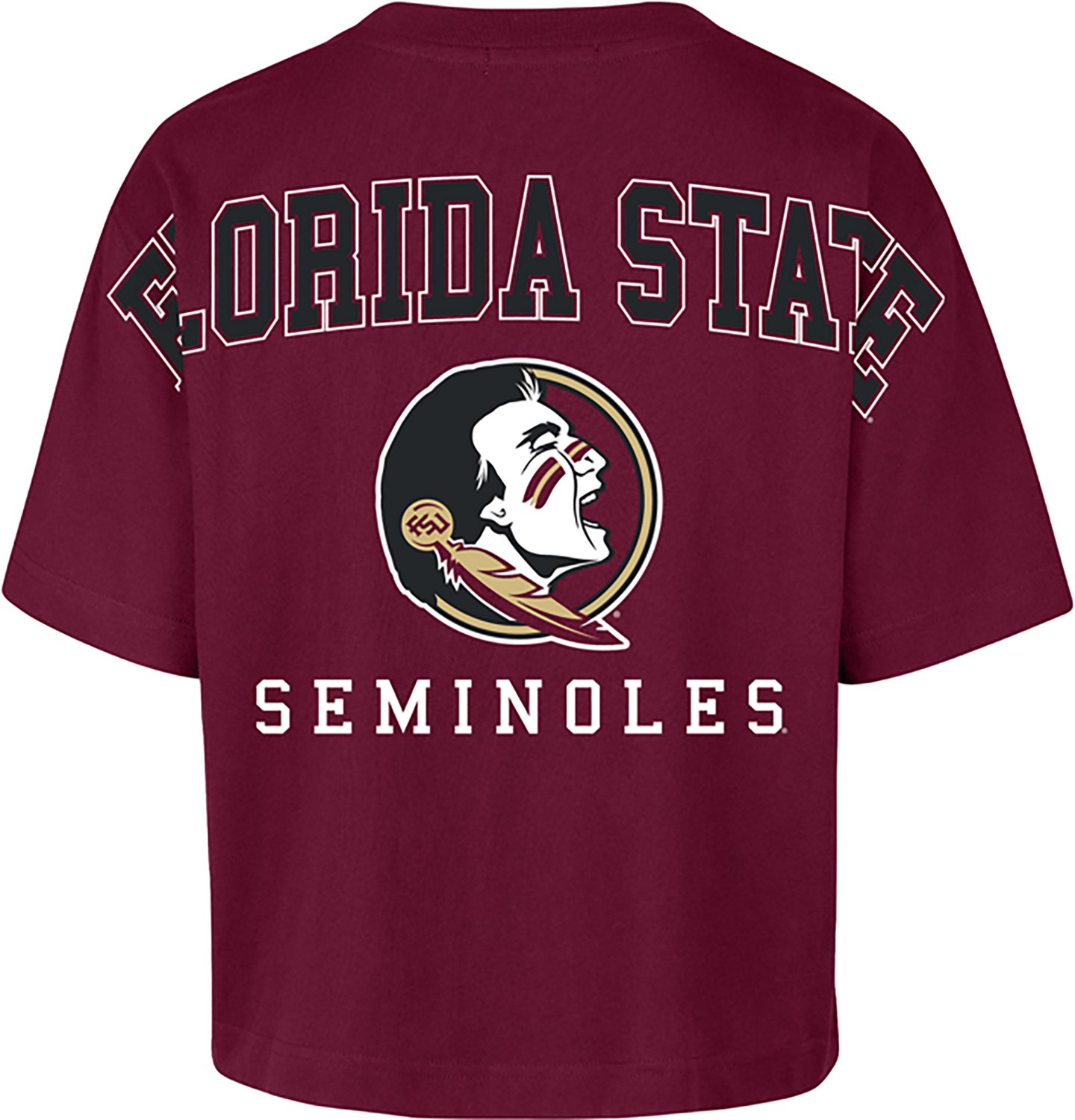 47 Women's Florida State Back Out Foundation Crop DS T-shirt - view number 2