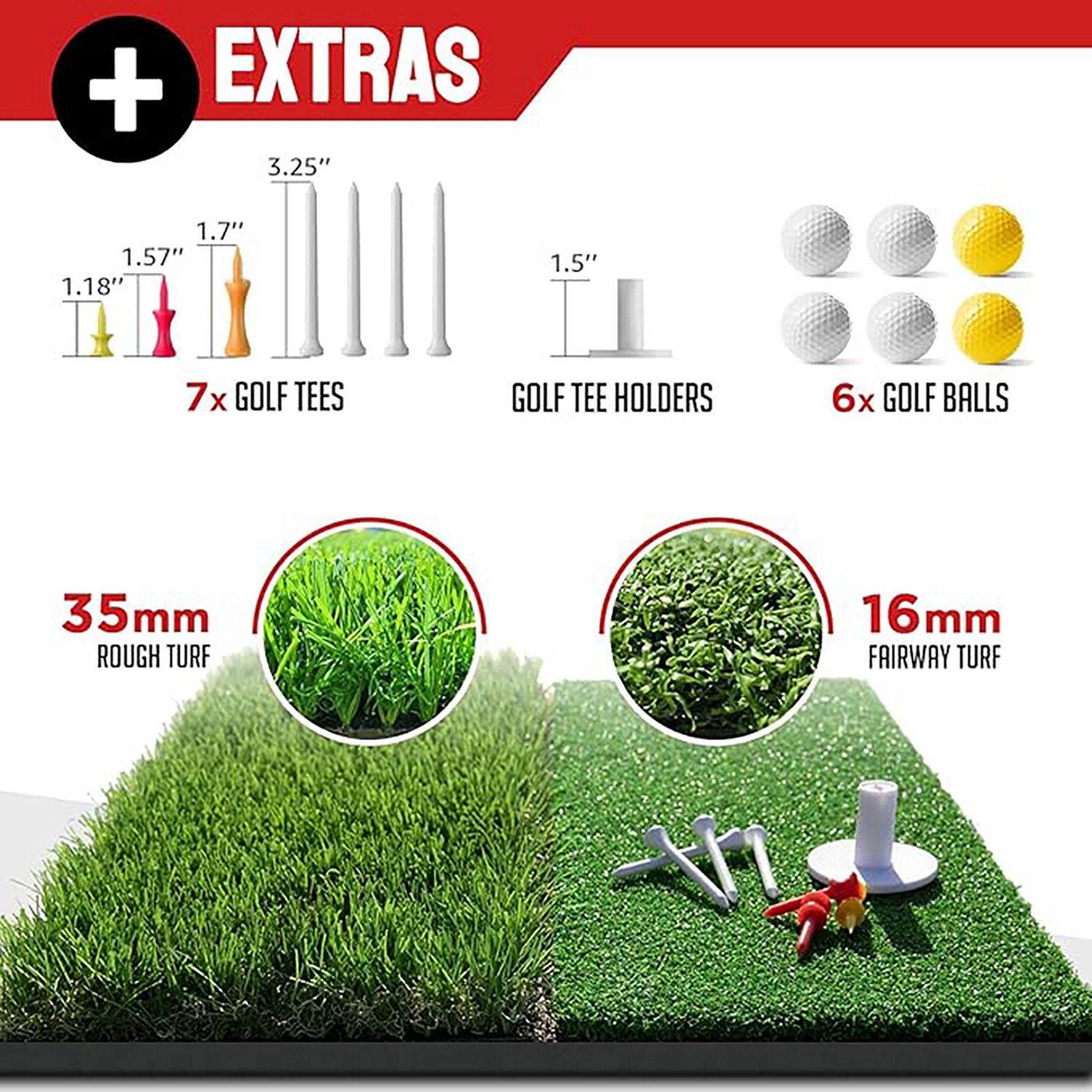 Zealfeel 10 x 7 ft Practice Net with Chipping Target - view number 6