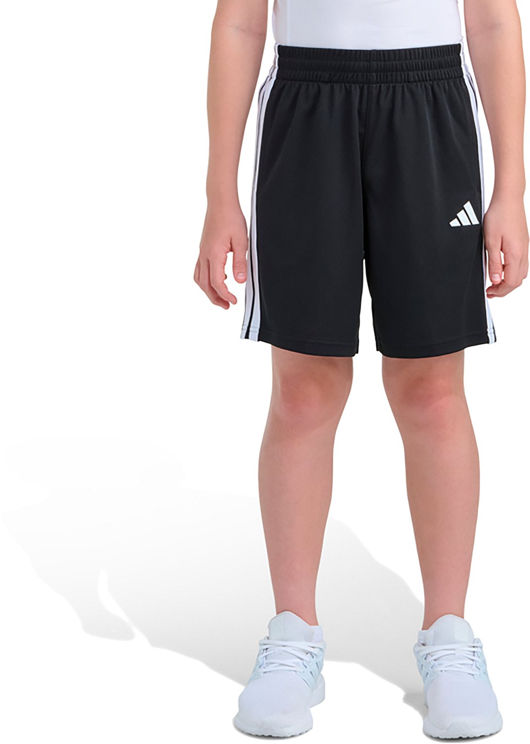 adidas Boys' 3-Stripe Shorts 8 in