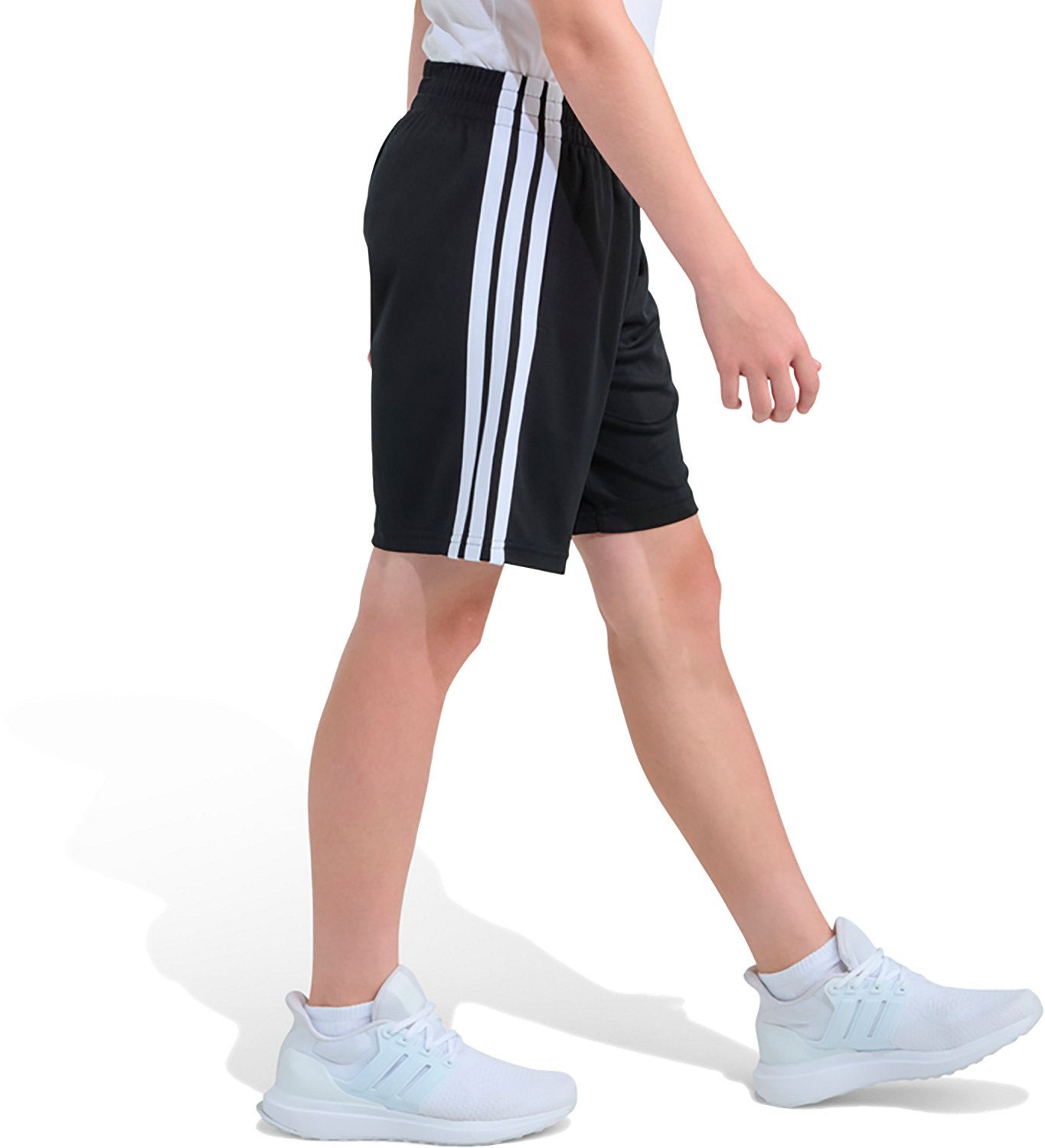 adidas Boys' 3-Stripe Shorts 8 in - view number 3