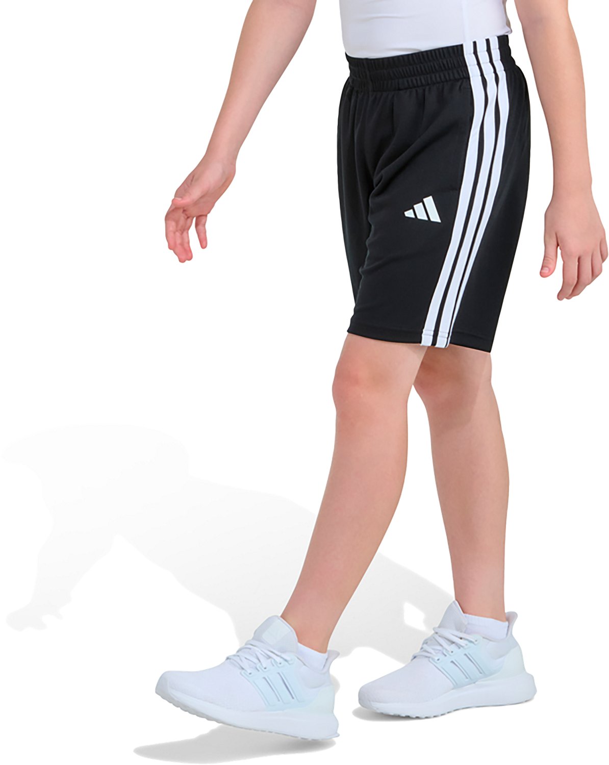 adidas Boys' 3-Stripe Shorts 8 in - view number 4