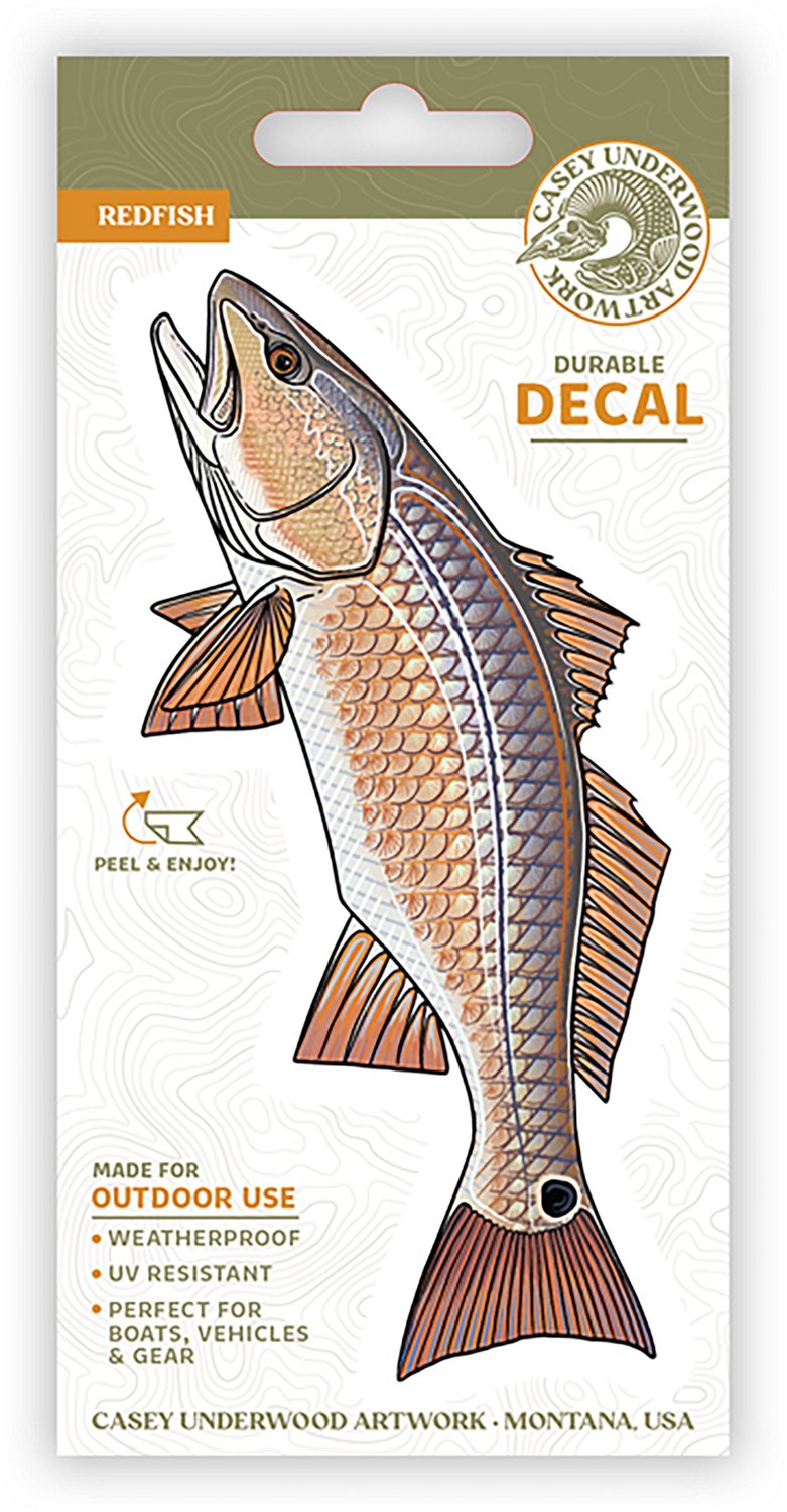 Casey Underwood Redfish Decal