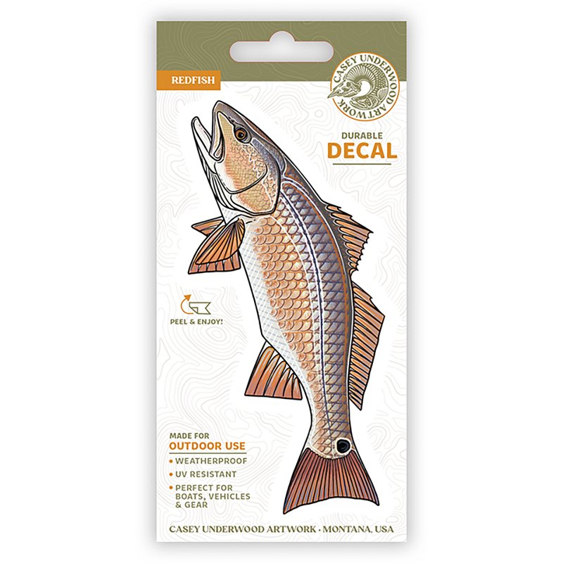 Casey Underwood Redfish Decal