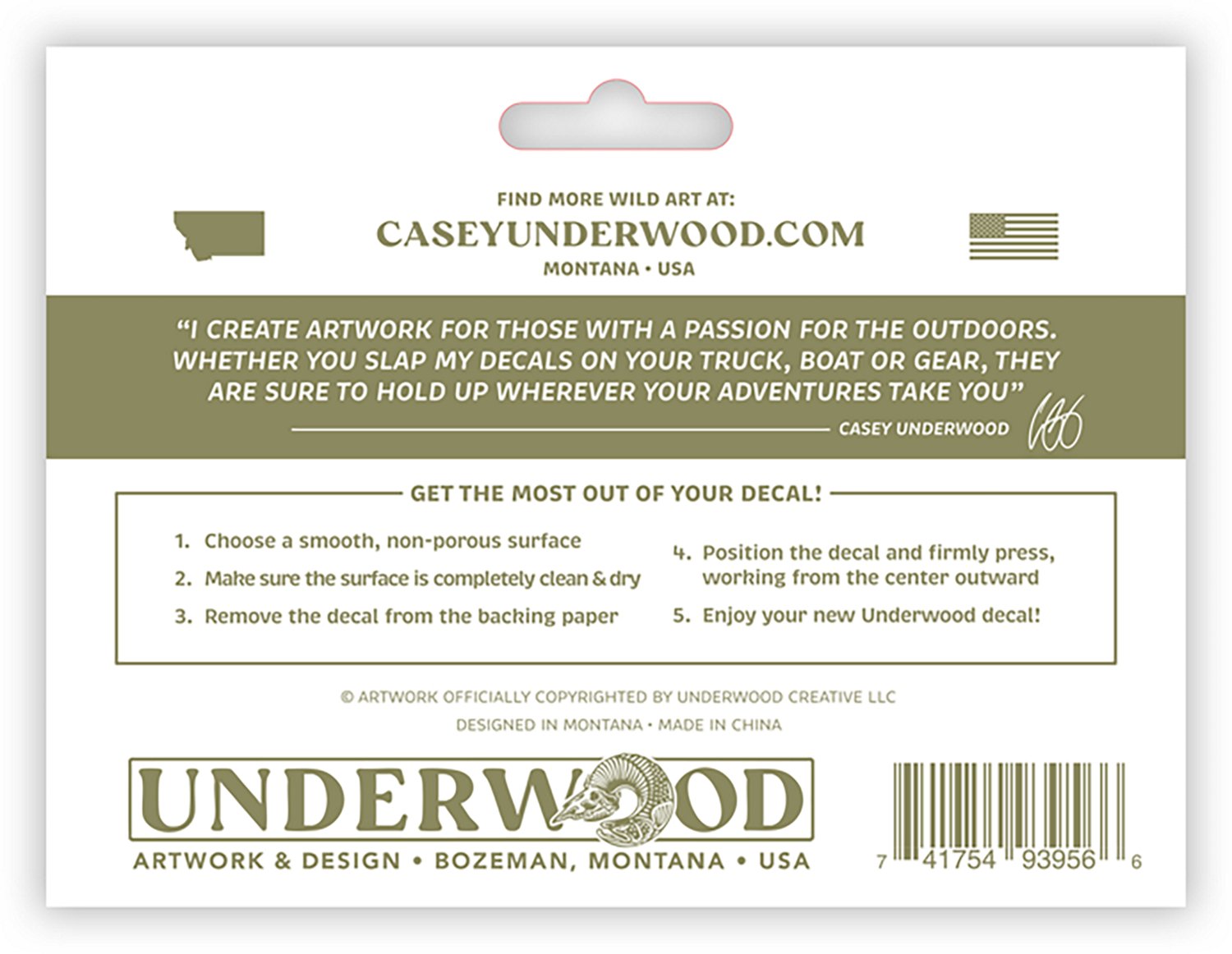 Casey Underwood Chocolate Lab Decal - view number 2