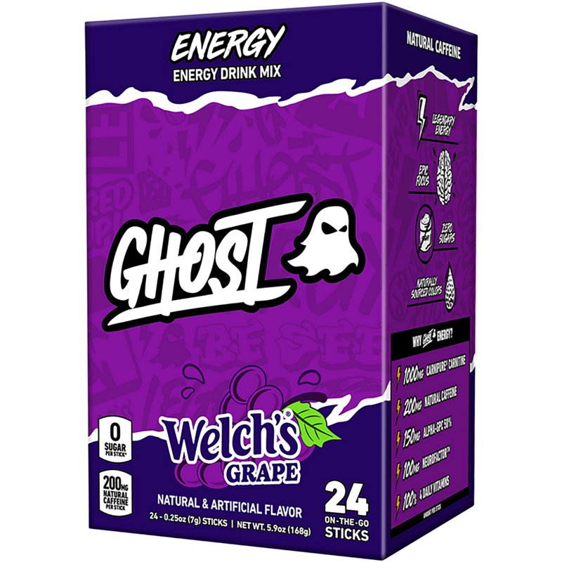 Energy Sticks - Welch's Grape (24 Stick Packs)