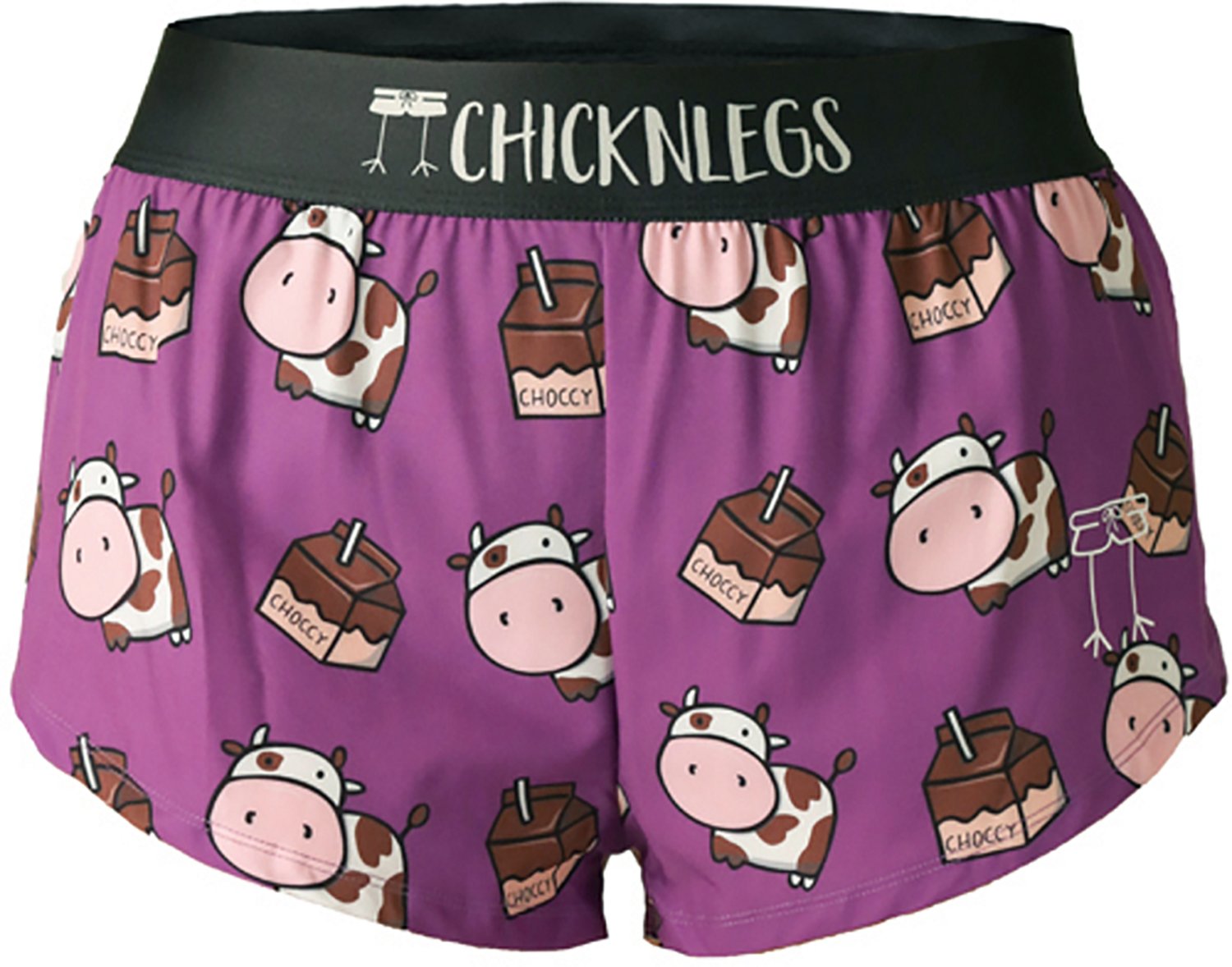 ChicknLegs Women's Choccy Cows Split Shorts 1.5 in - view number 5