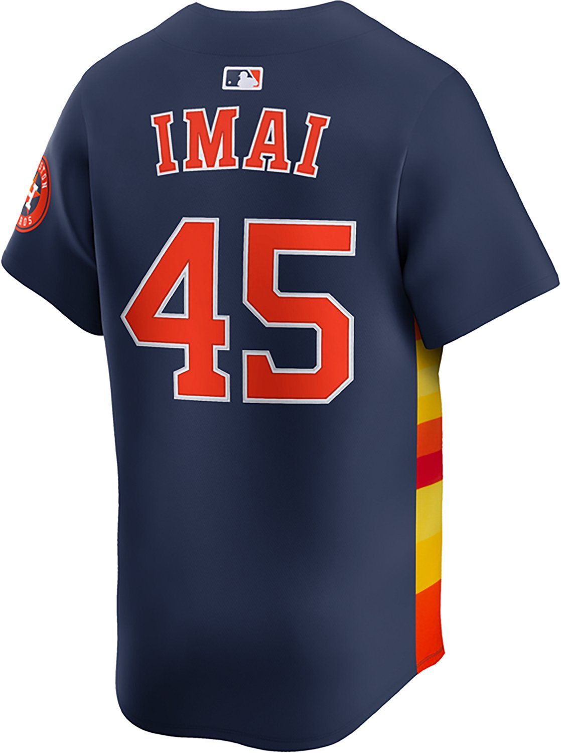 Nike Men’s Houston Astros T. Imai #45 Limited Alt2 Player N&N Jersey - view number 3