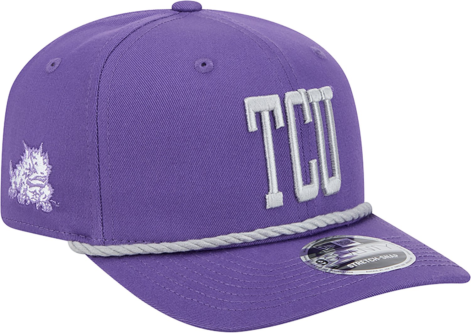 New Era Men's Texas Christian University Wordmark 9SEVENTY Cap - view number 3