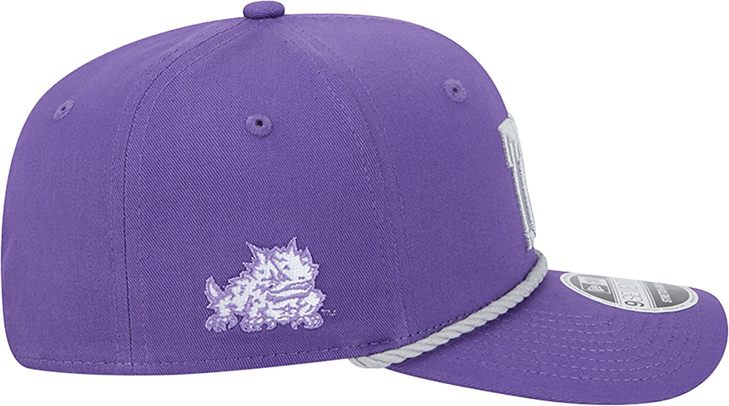New Era Men's Texas Christian University Wordmark 9SEVENTY Cap - view number 4