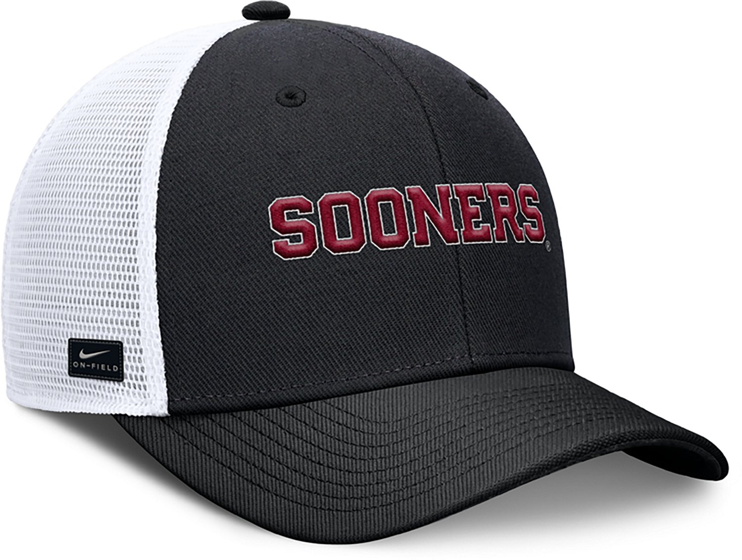 Jordan University of Oklahoma Sooners Adults' Structured Trucker Cap - view number 3