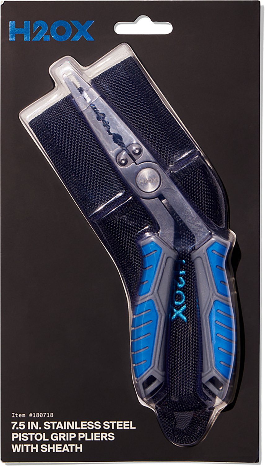 H2OX 7.5 in Stainless Steel Pistol Grip Fishing Pliers - view number 2