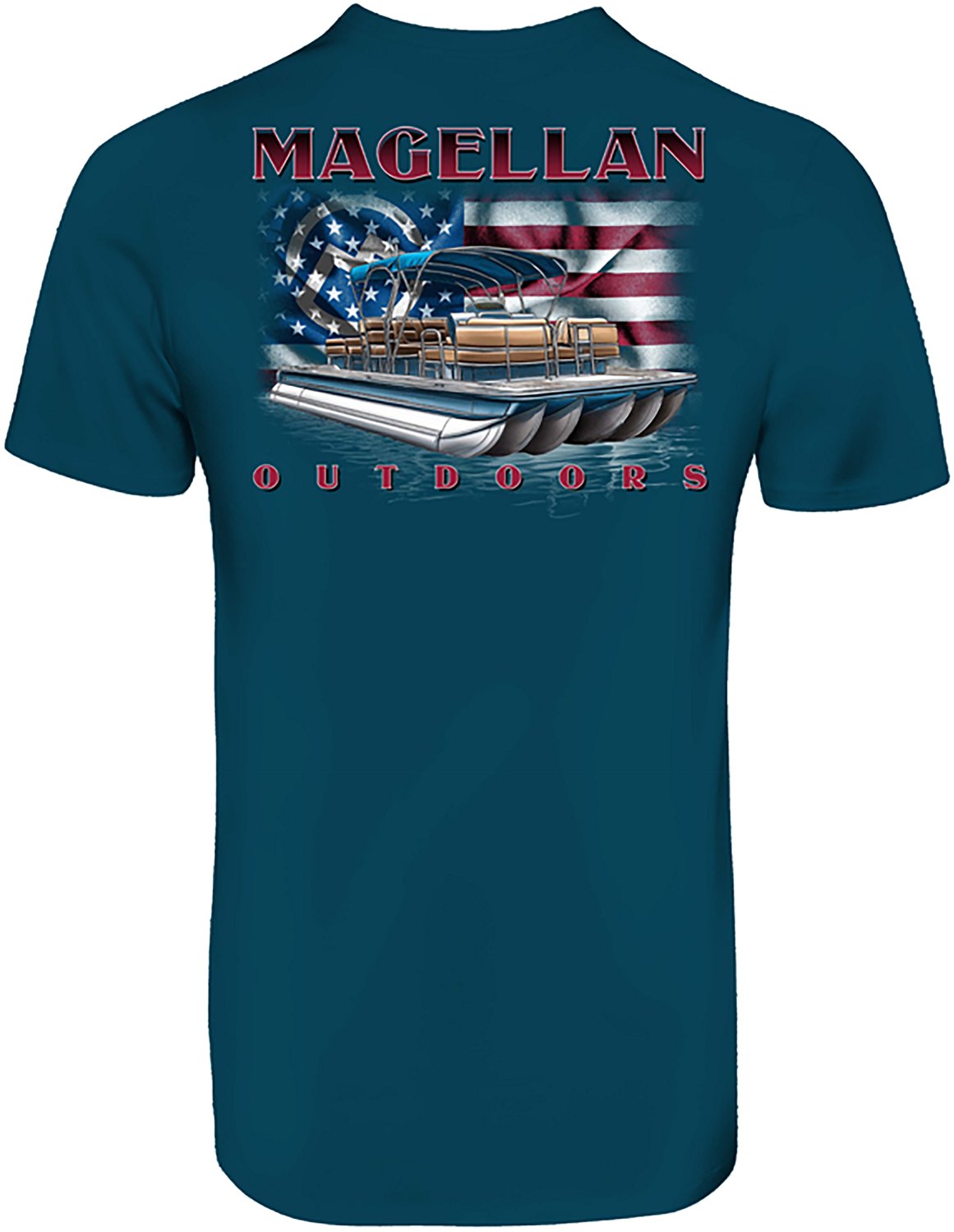 Magellan Outdoors Men's Barge USA Short Sleeve T-shirt - view number 2