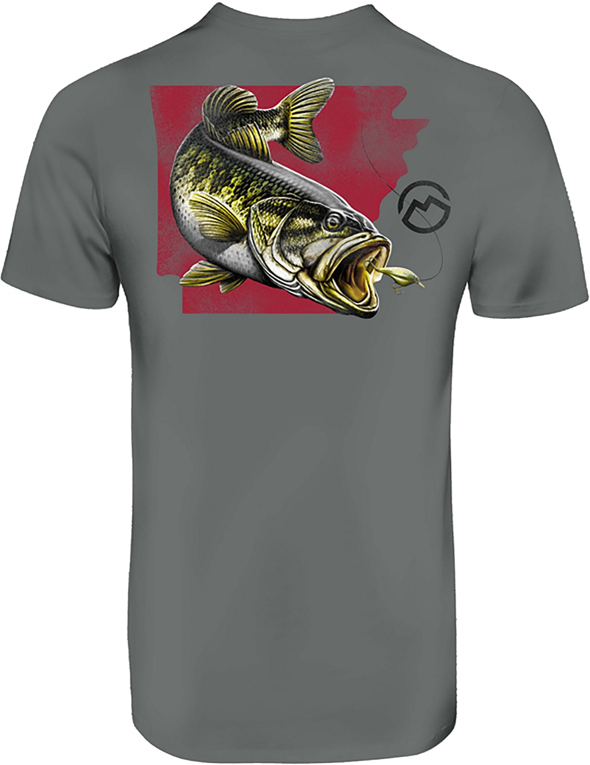 Magellan Outdoors Men's Arkansas Bass Overlap State T-shirt - view number 3