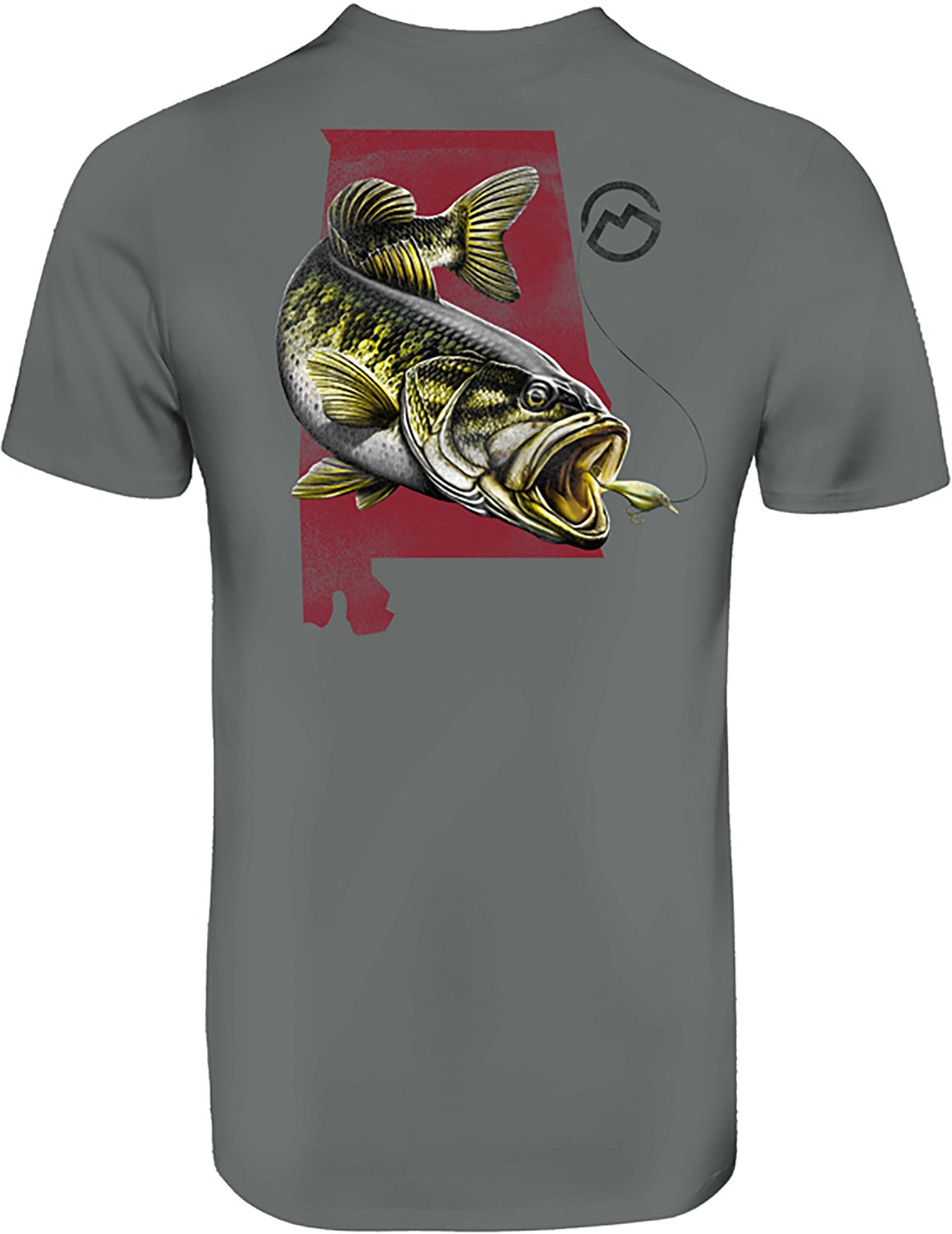 Magellan Outdoors Men’s AL Bass Overlap State T-Shirt - view number 3