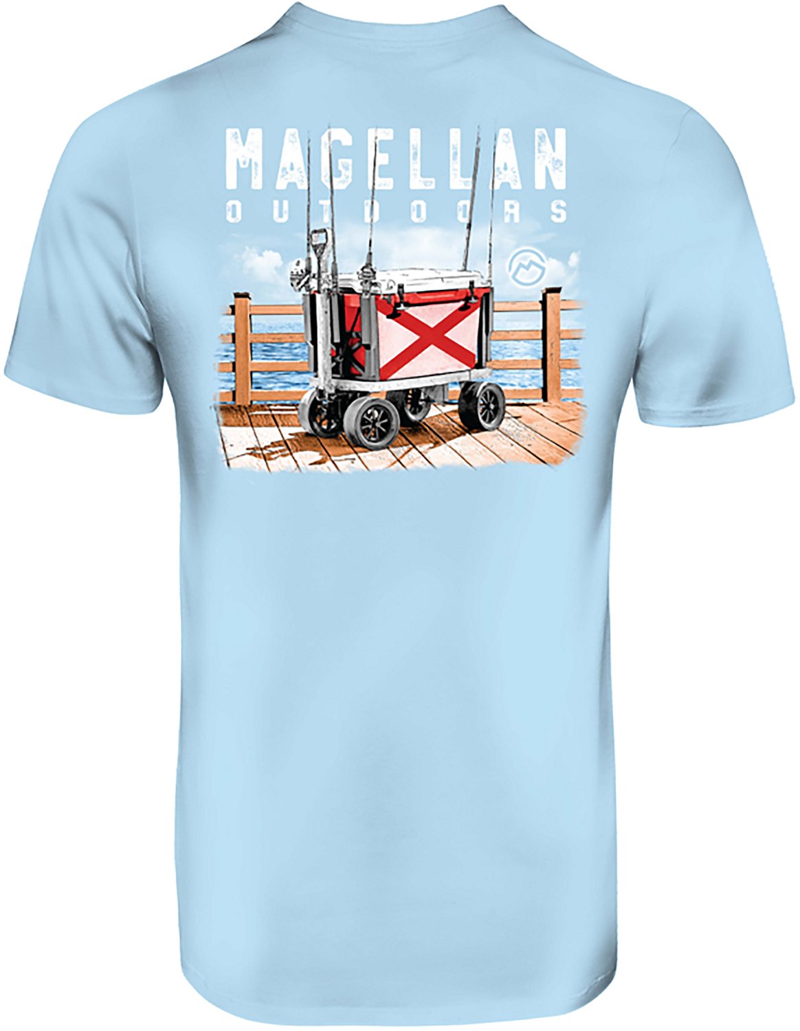 Magellan Outdoors Men’s AL Fishing Cart State T-Shirt - view number 2