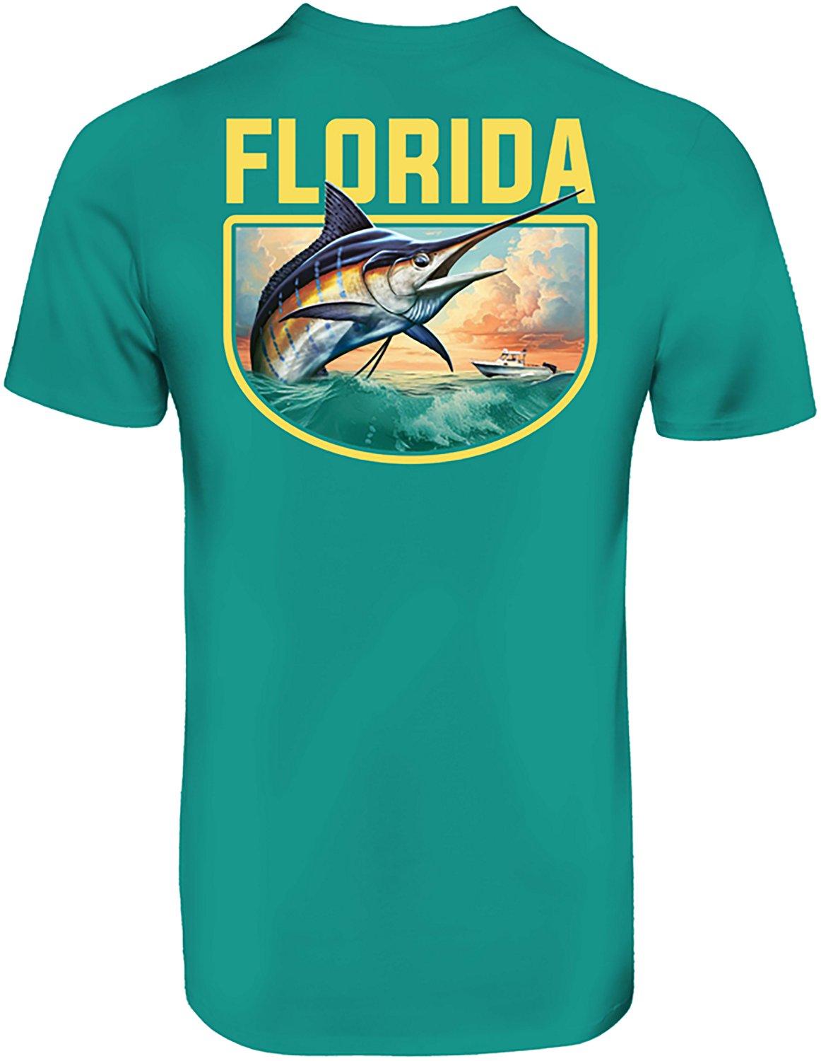 Magellan Outdoors Men's Florida Catch State Graphic T-shirt - view number 3