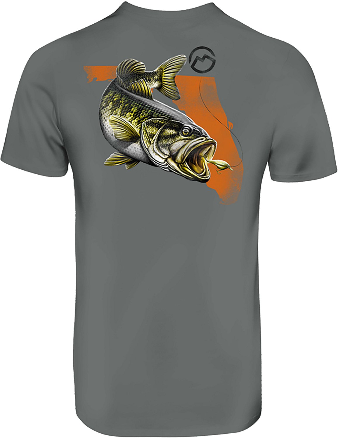 Magellan Outdoors Men's Florida Bass Overlap State Graphic T-shirt - view number 3