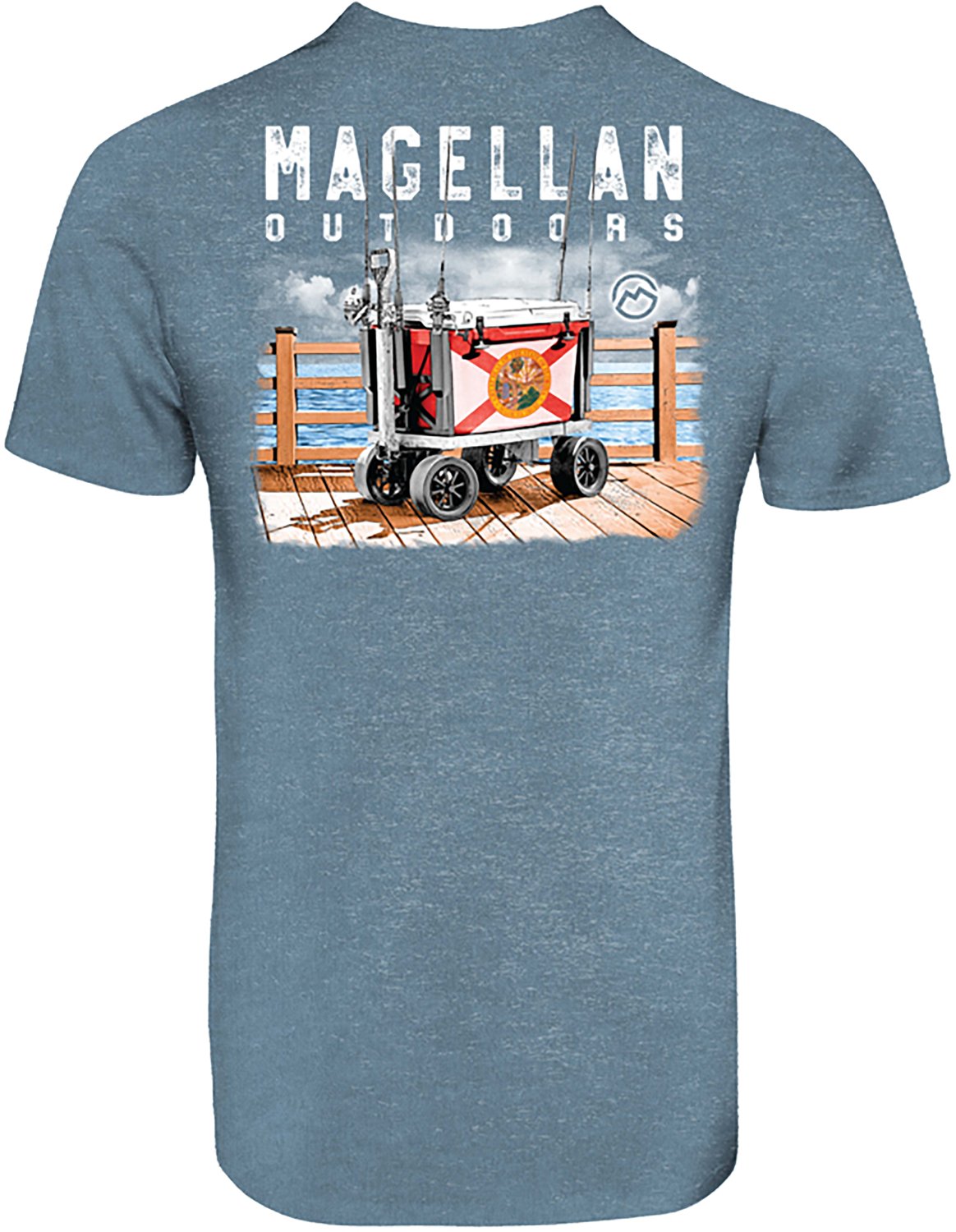 Magellan Outdoors Men's Florida Fishing Cart State Graphic T-shirt