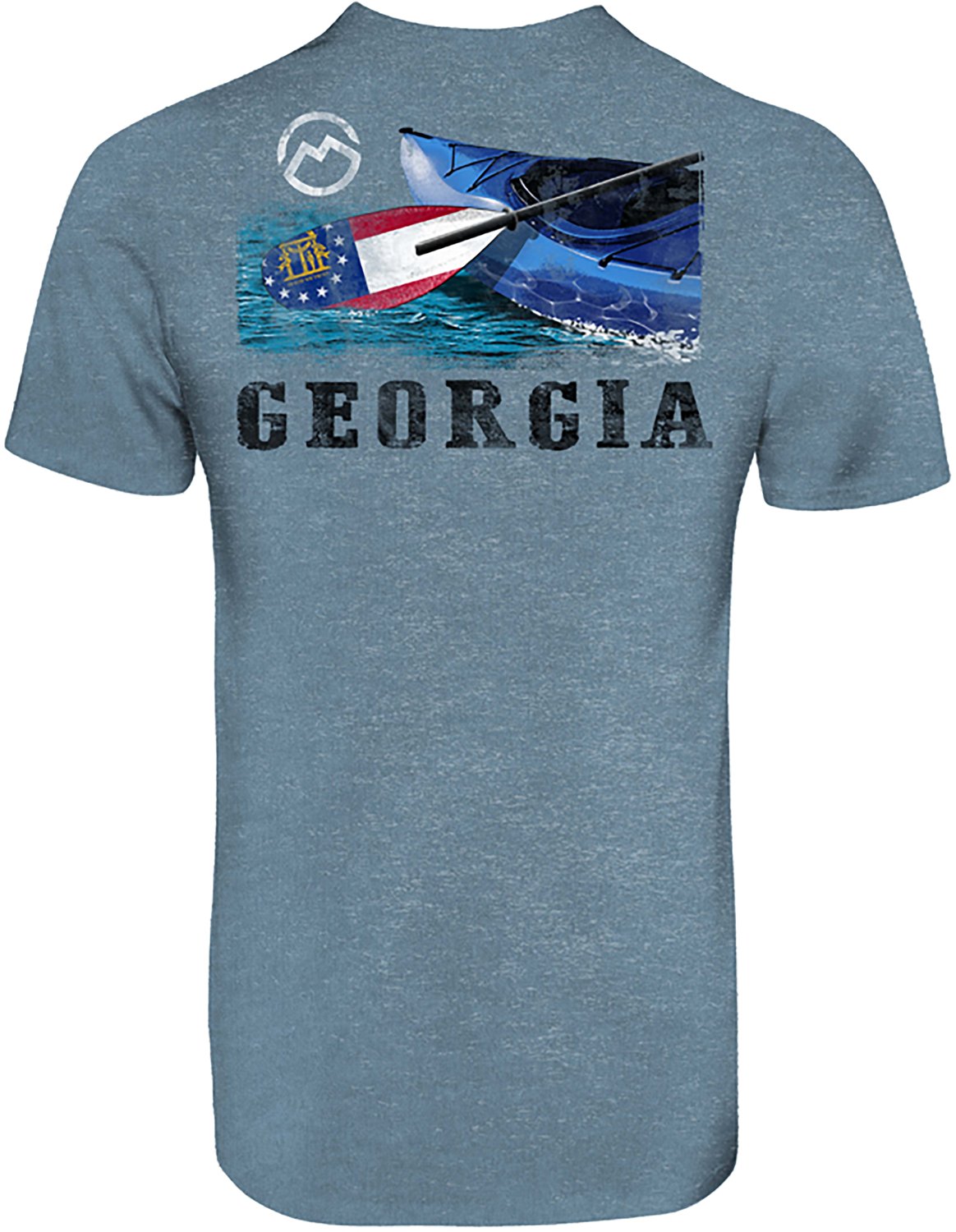Magellan Outdoors Men's Georgia Kayak Paddling State Graphic T-shirt - view number 3