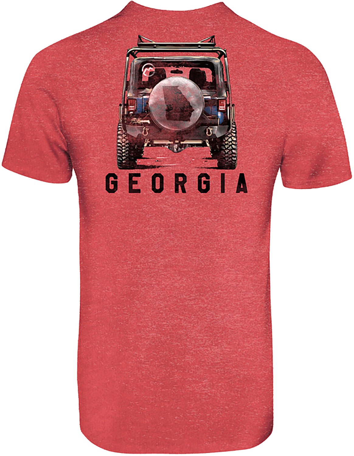 Magellan Outdoors Men's Georgia Vehicle Rack Set State Graphic T-shirt